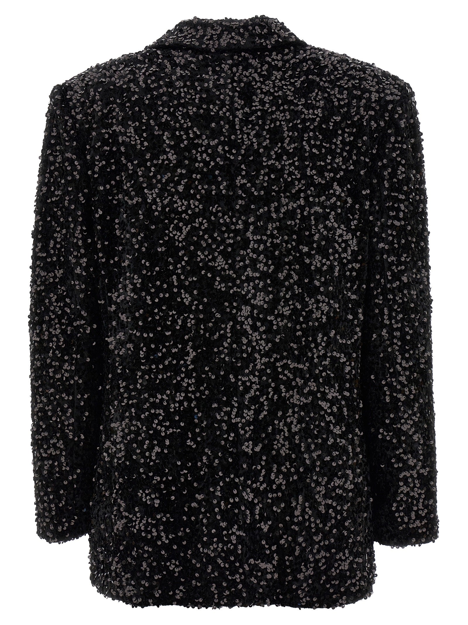 LE TWINS Black Polyester Women's Blazer