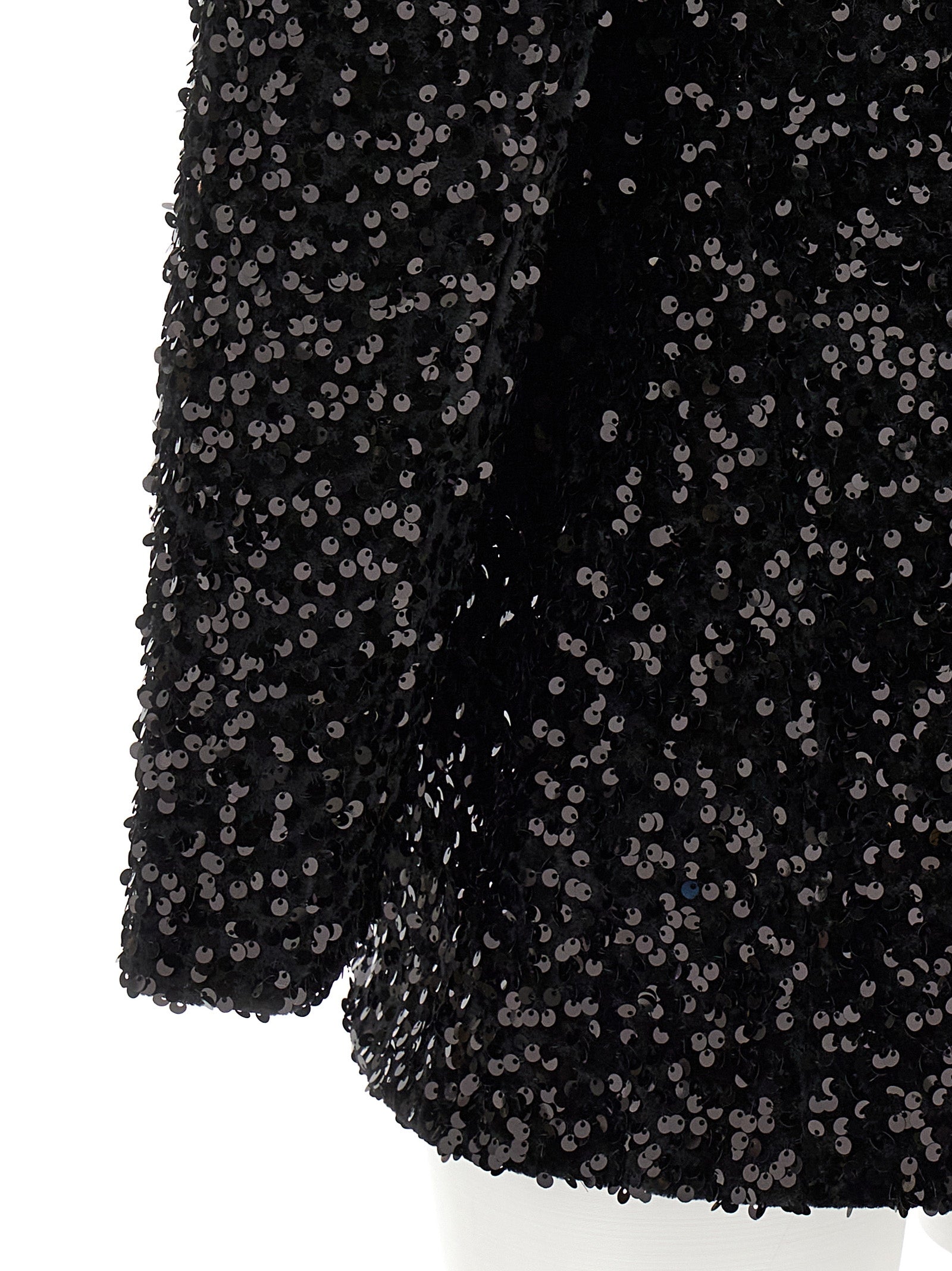 LE TWINS Black Polyester Women's Blazer