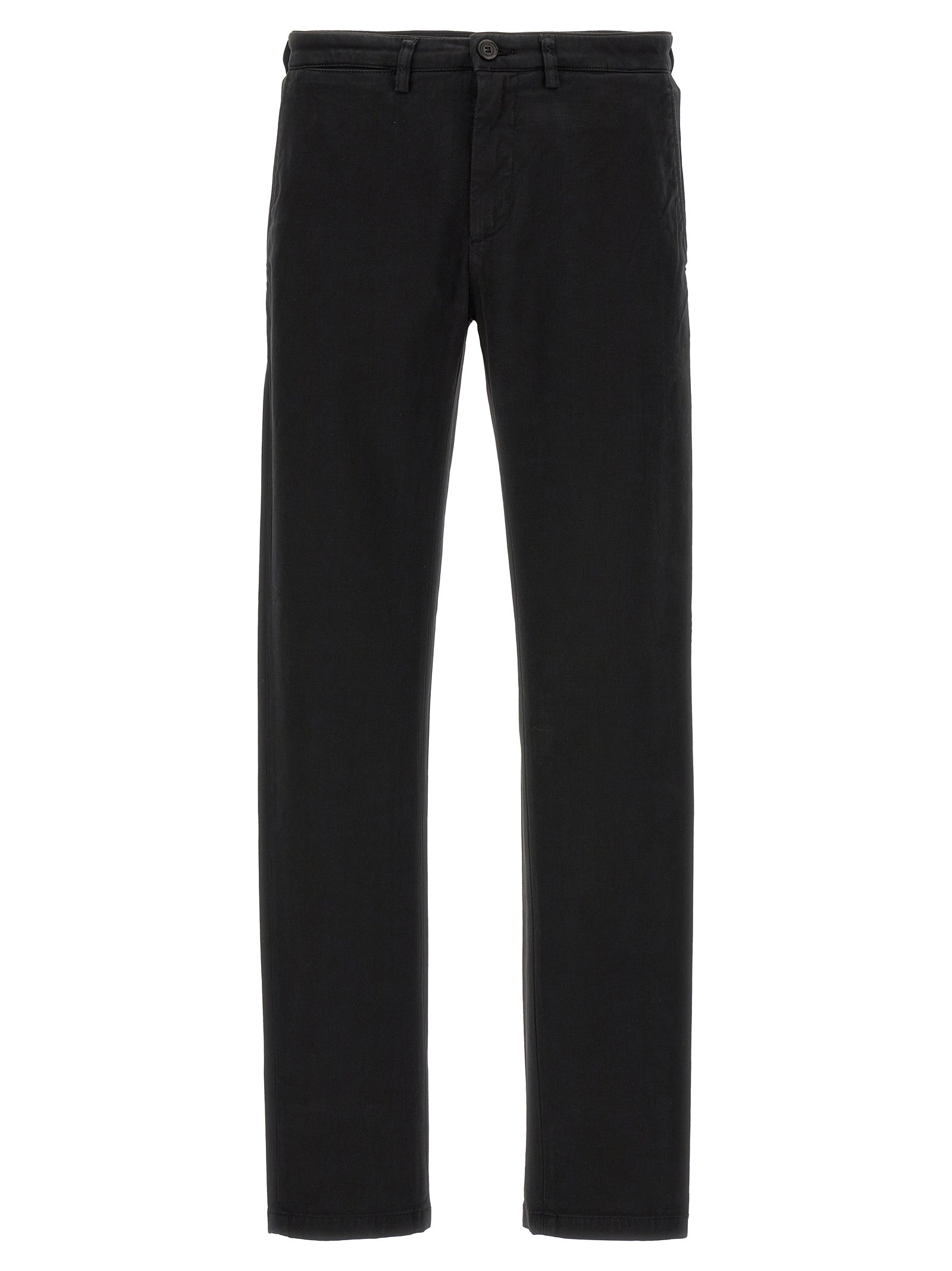 Department 5 Black Cotton Casual Men's Pants