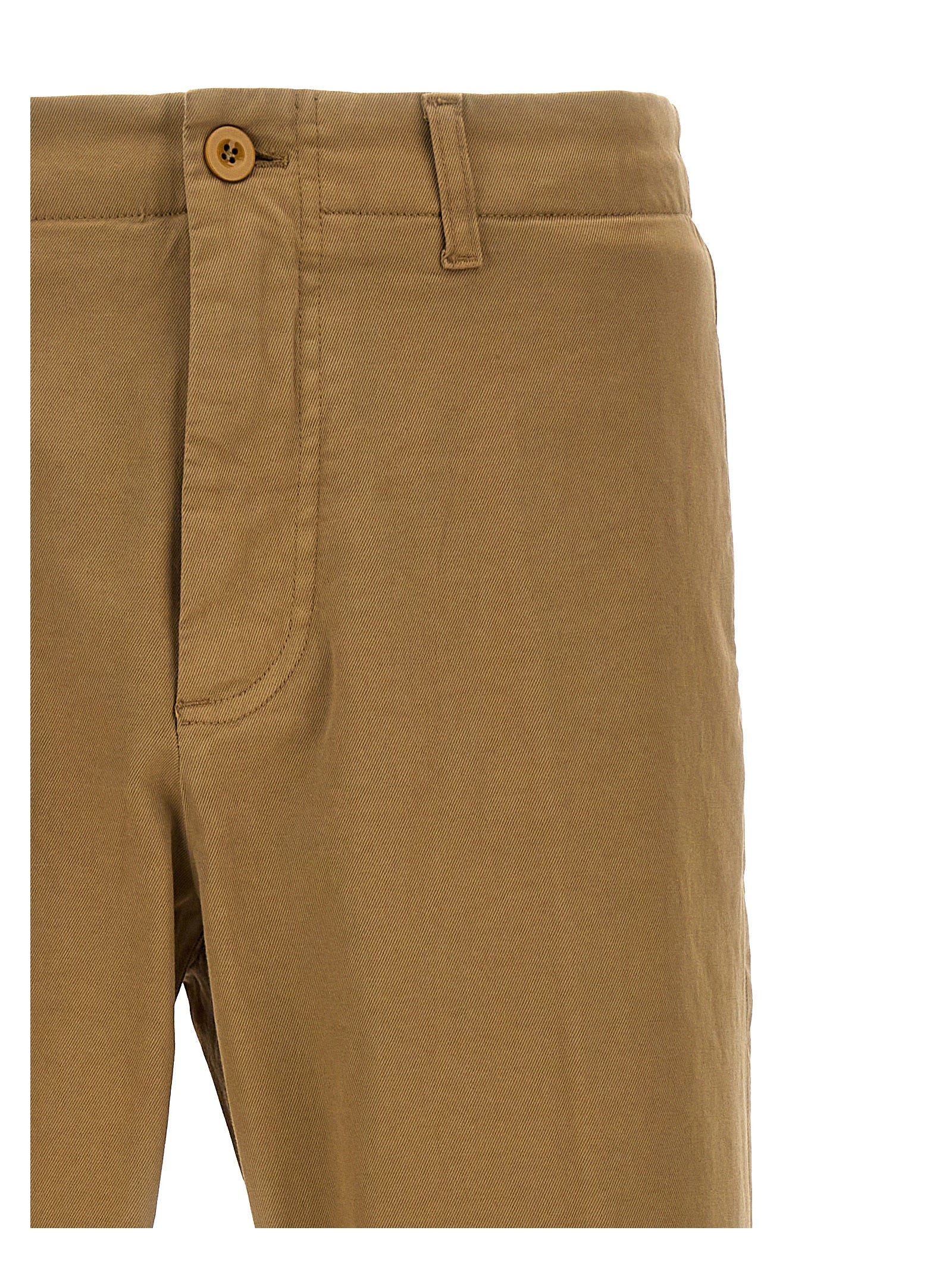 Department 5 Beige Cotton Casual Men's Pants