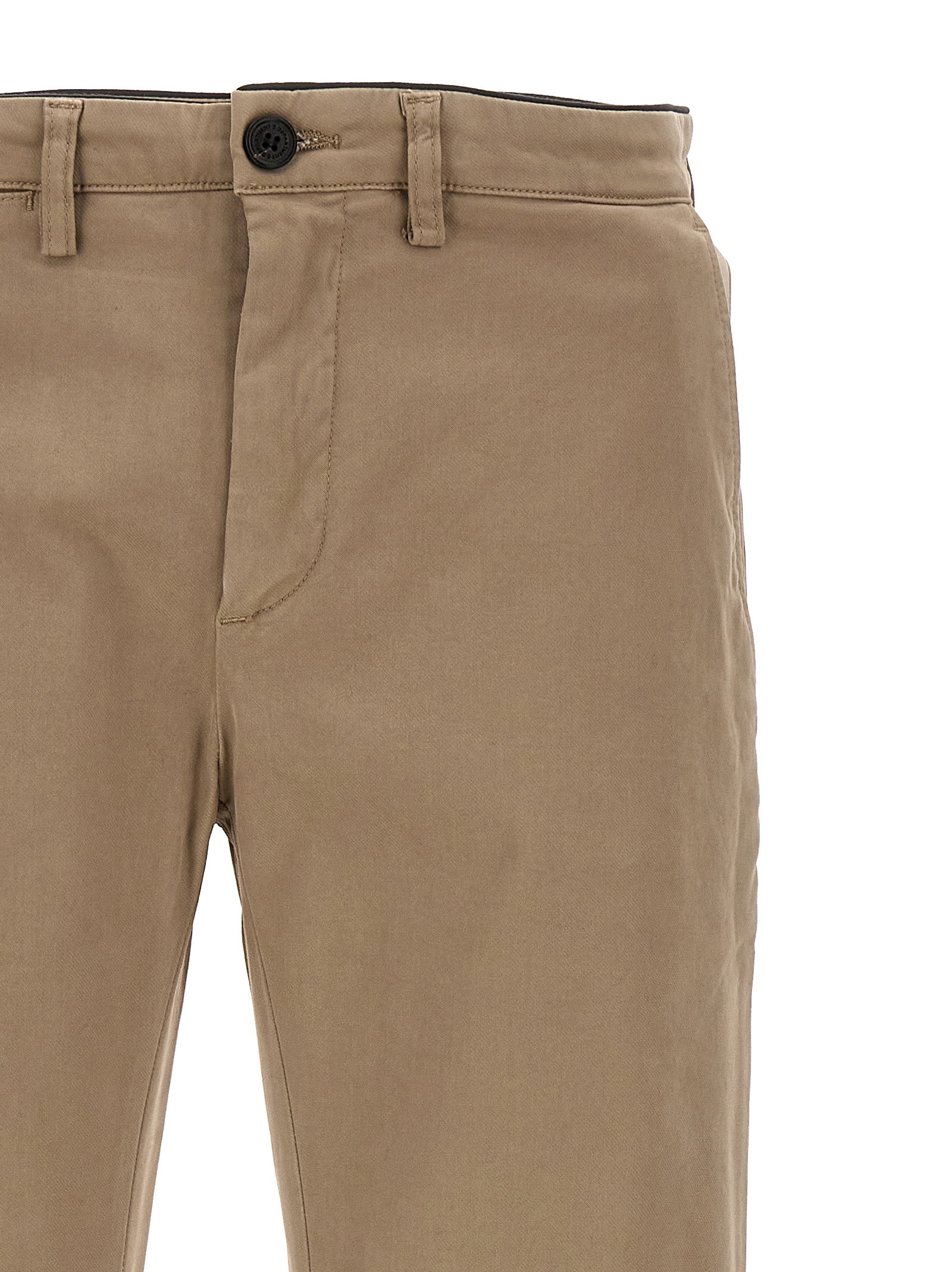 Department 5 Beige Cotton Casual Men's Pants