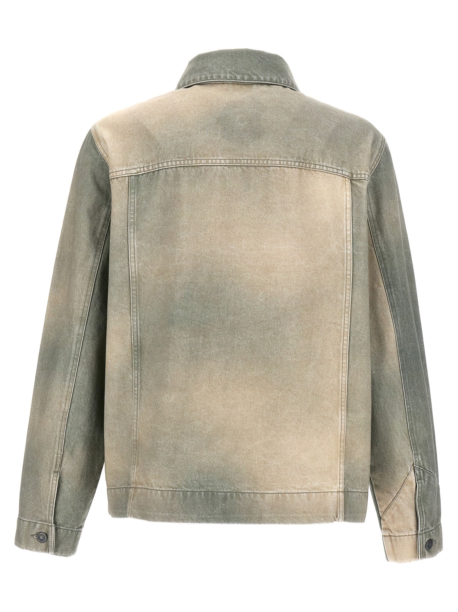 Objects IV Life Bicolor Cotton Denim Men's Jacket
