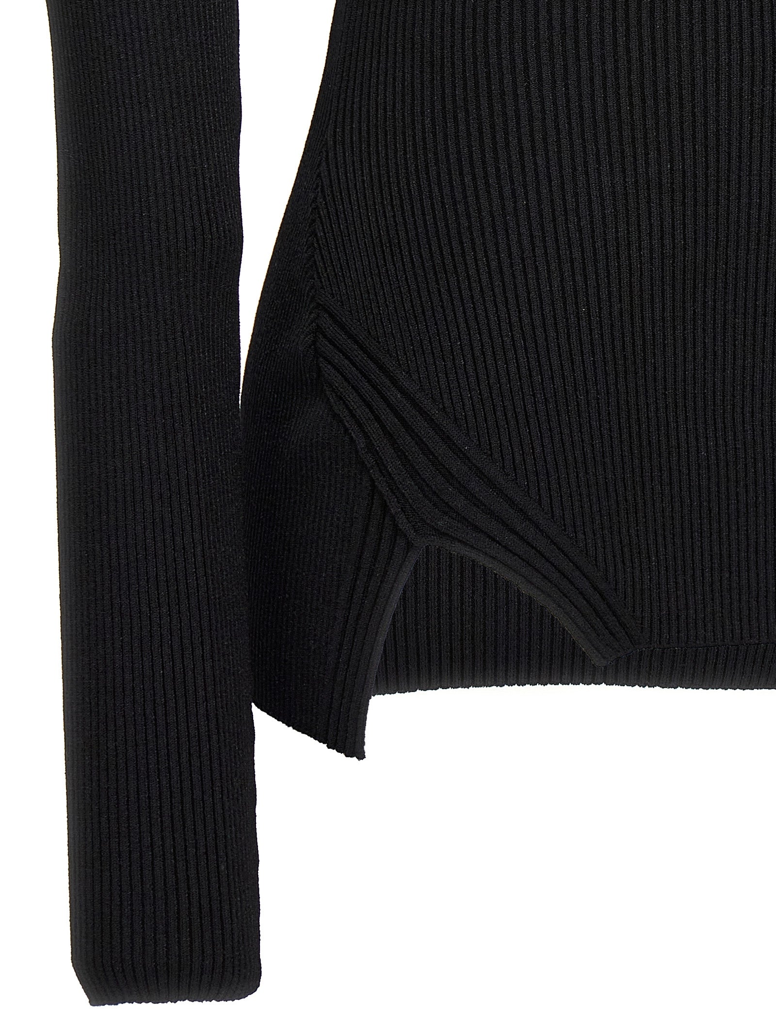 Nensi Dojaka Black Viscose Women's Cardigan