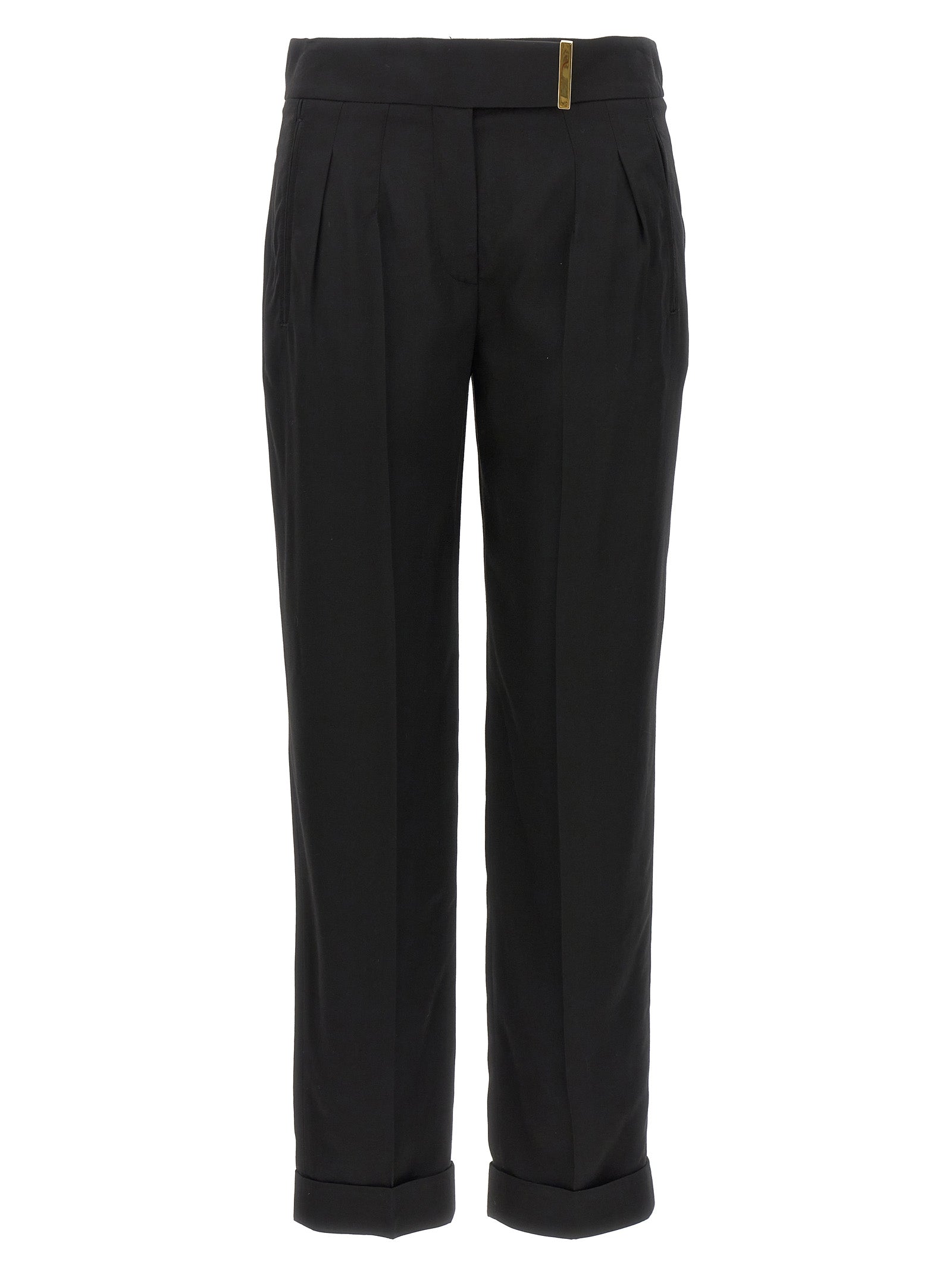 Tom Ford Black Viscose Dress Women's Pants