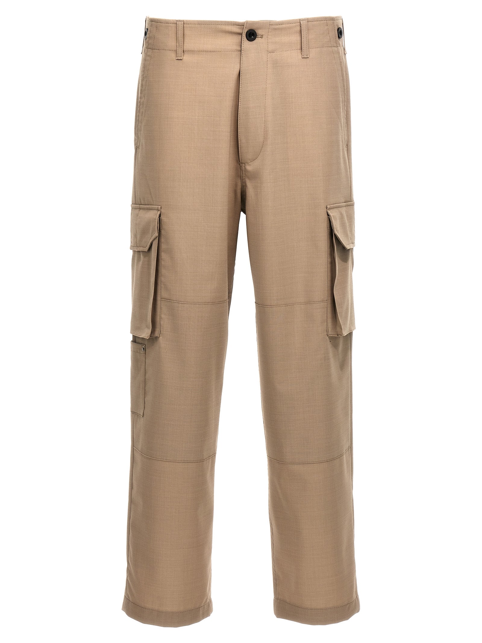 Department 5 Beige Polyester Cargo Men's Pants