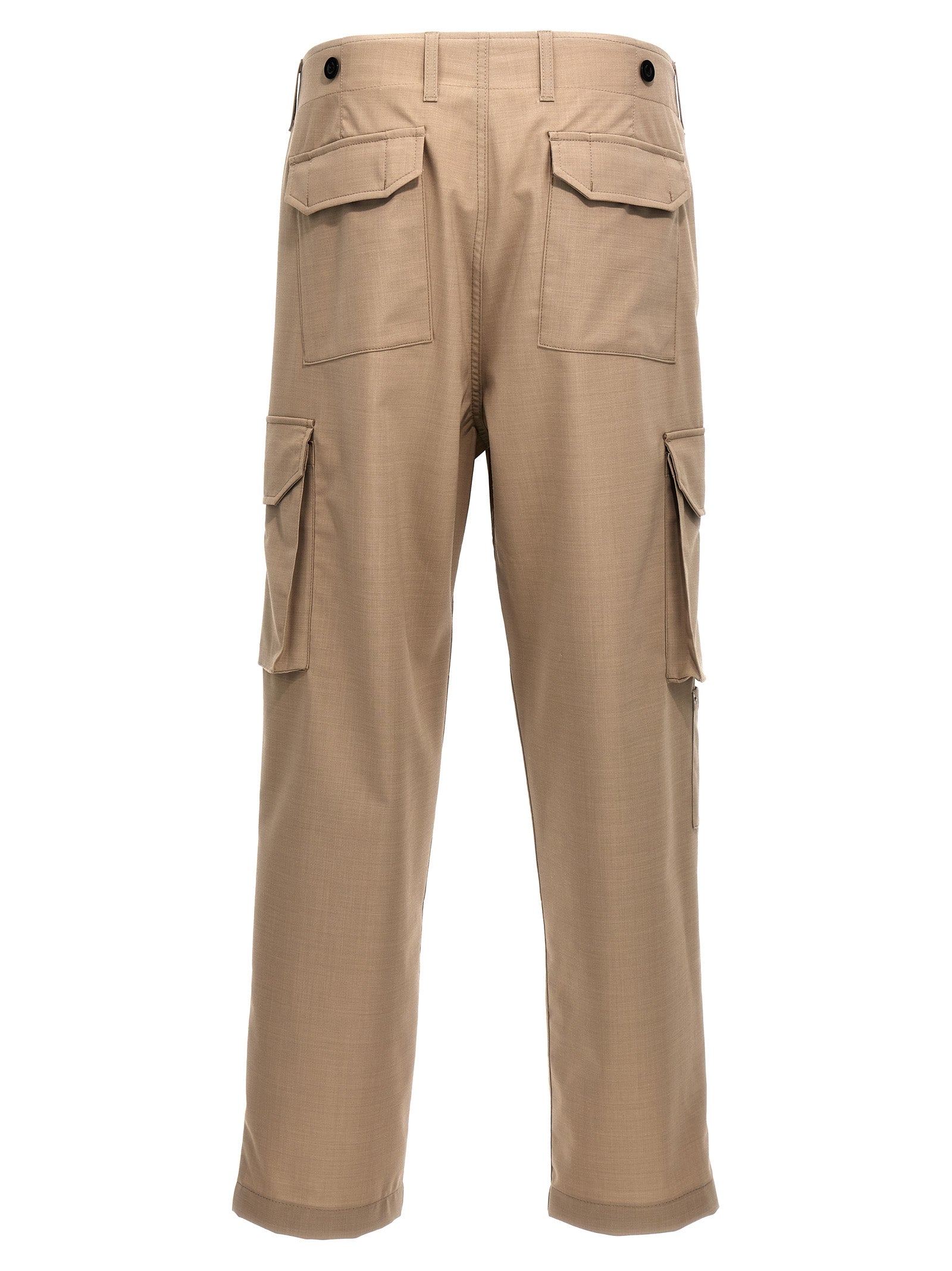 Department 5 Beige Polyester Cargo Men's Pants