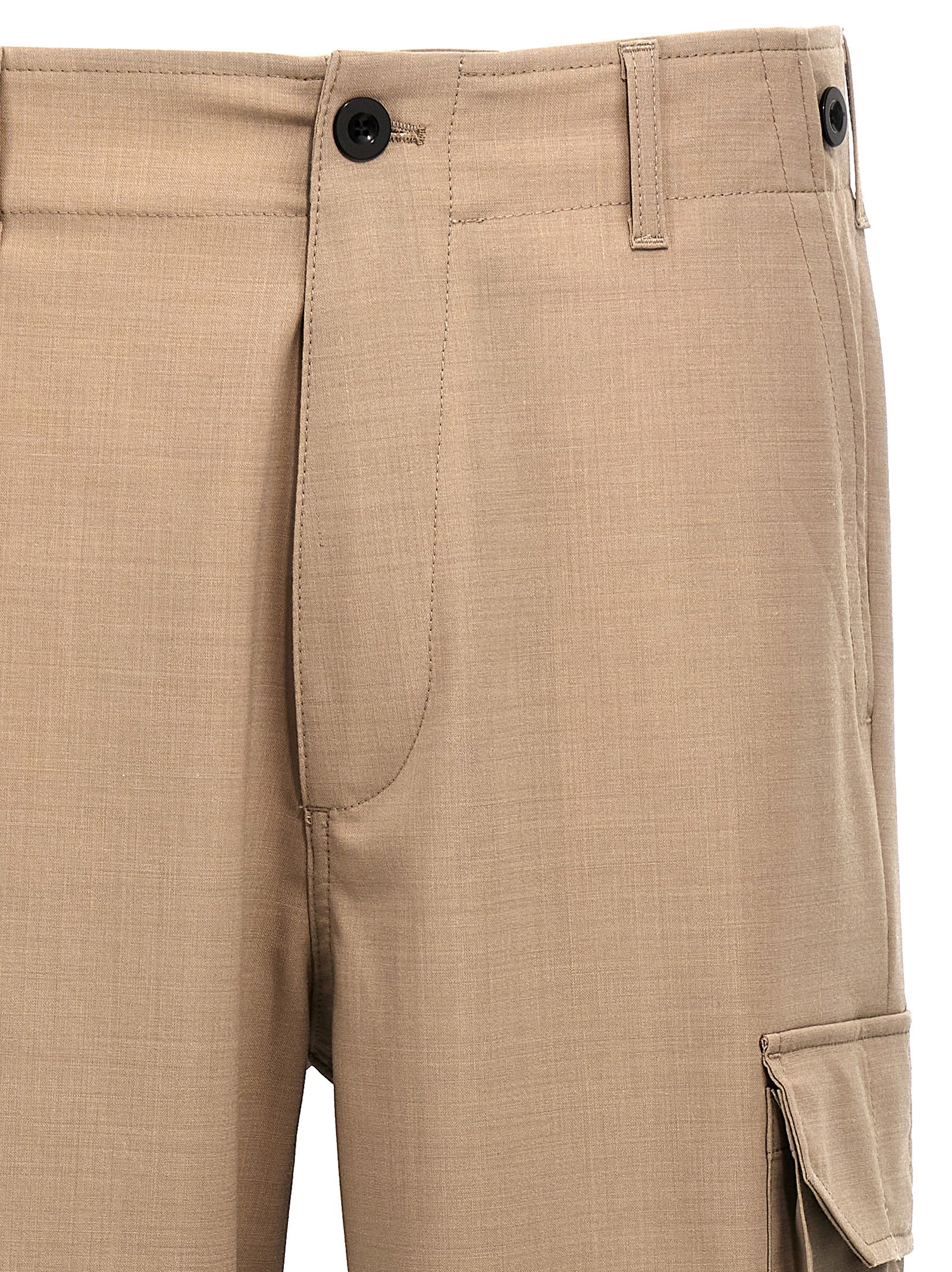Department 5 Beige Polyester Cargo Men's Pants