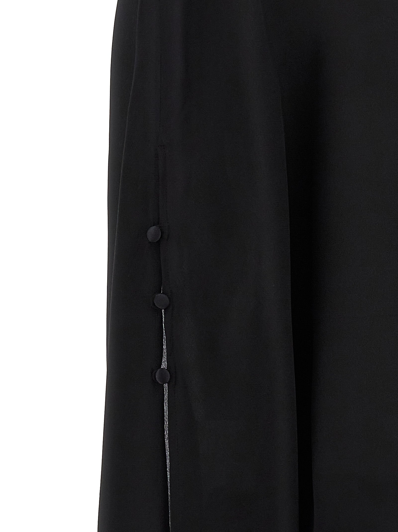 DI.LA3 PARI' Black Silk Women's Blouse