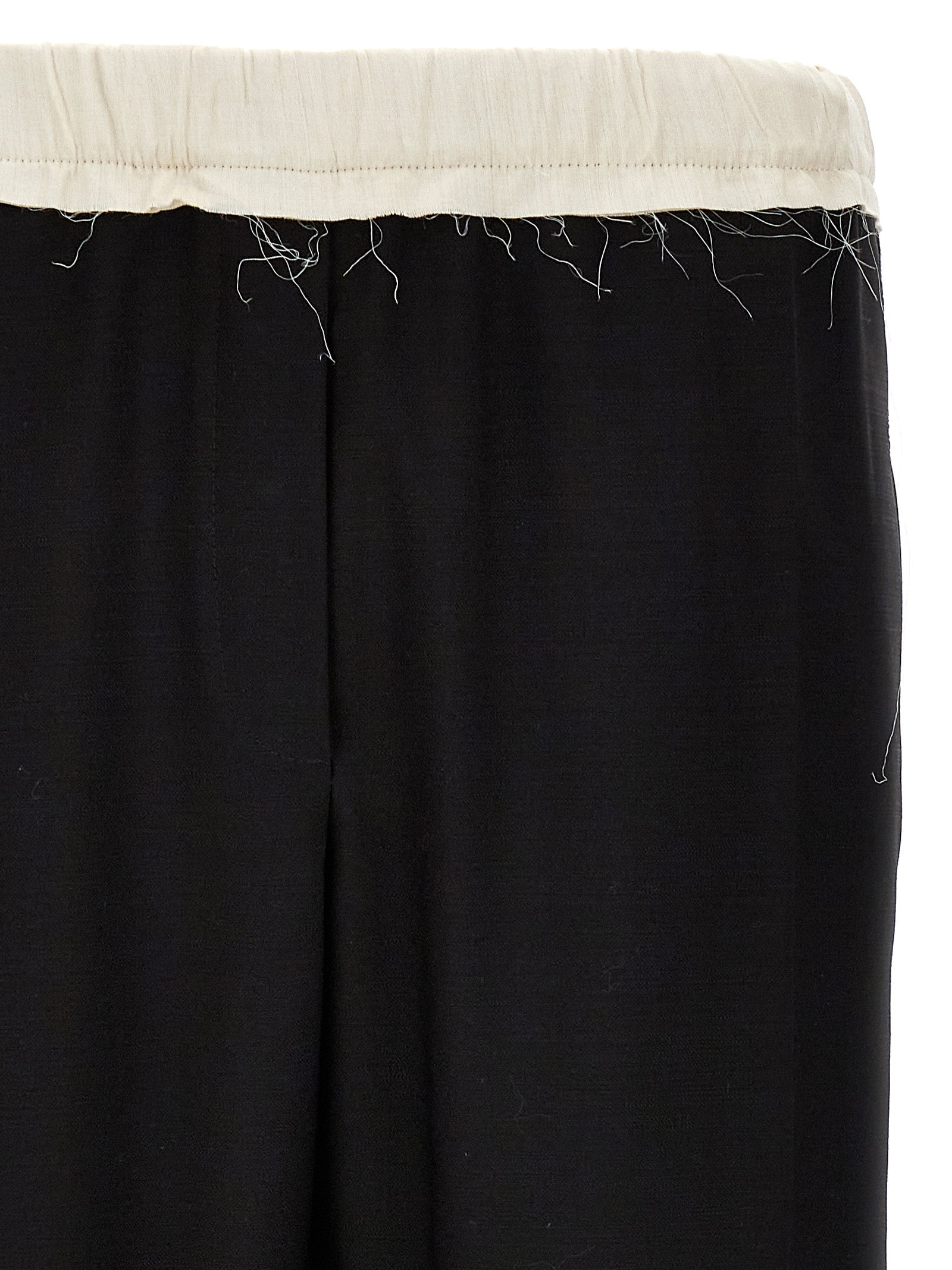 WALES BONNER Bicolor Wool Casual Men's Pants