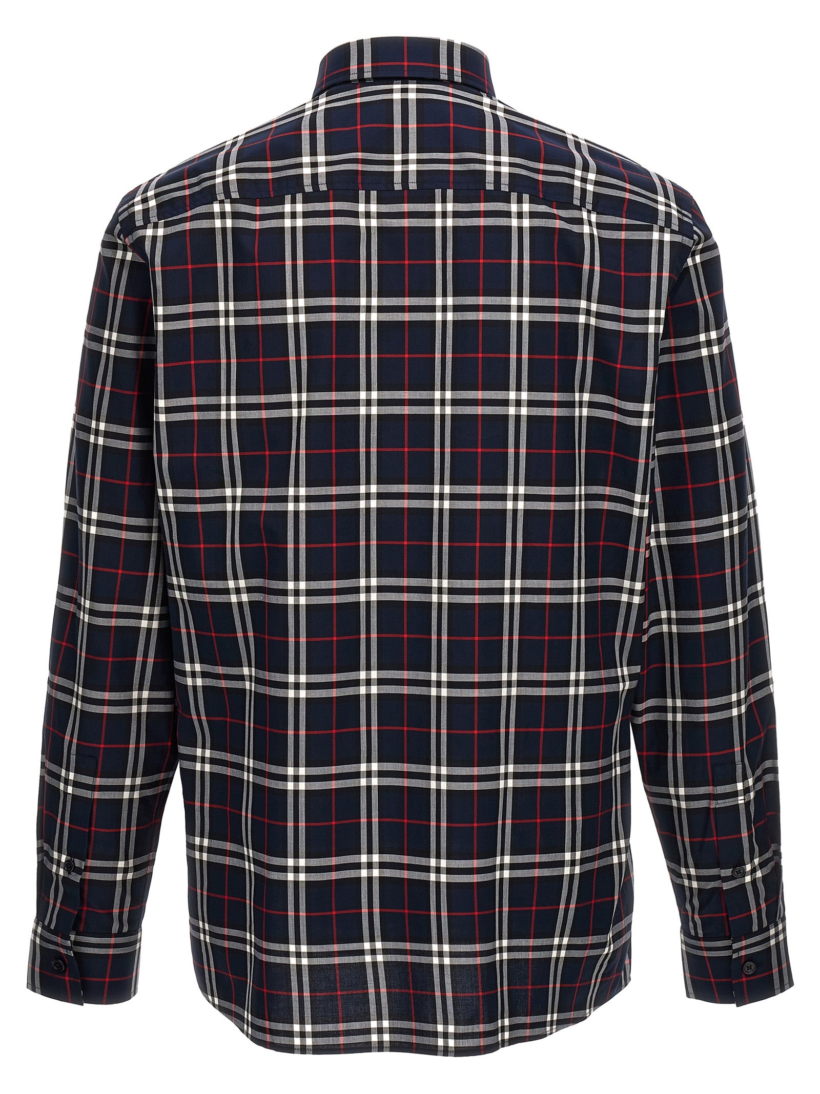 Burberry Blue Cotton Men's Blouse