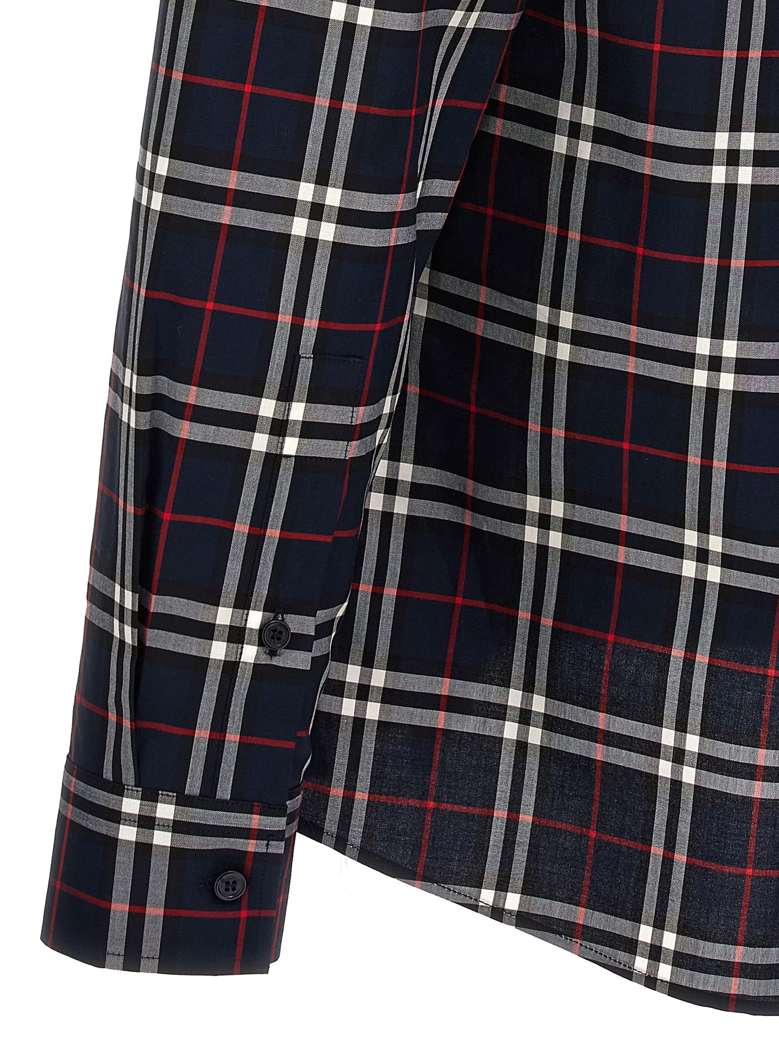 Burberry Blue Cotton Men's Blouse