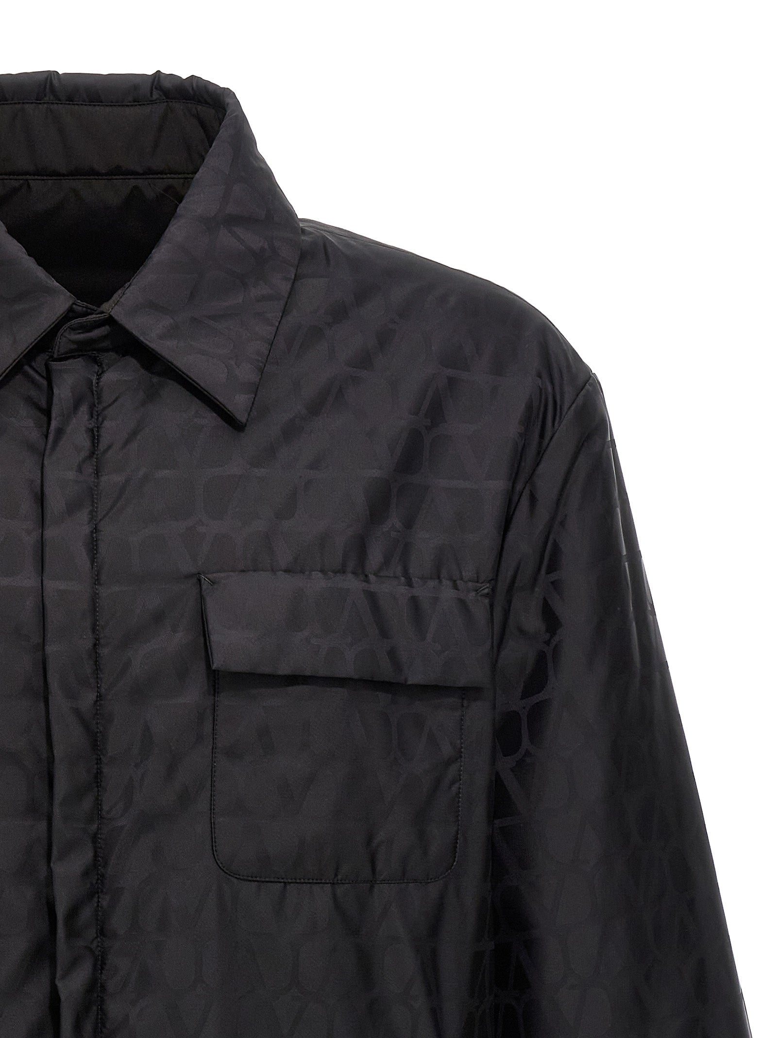 Valentino Garavani Black Polyamide Men's Jacket