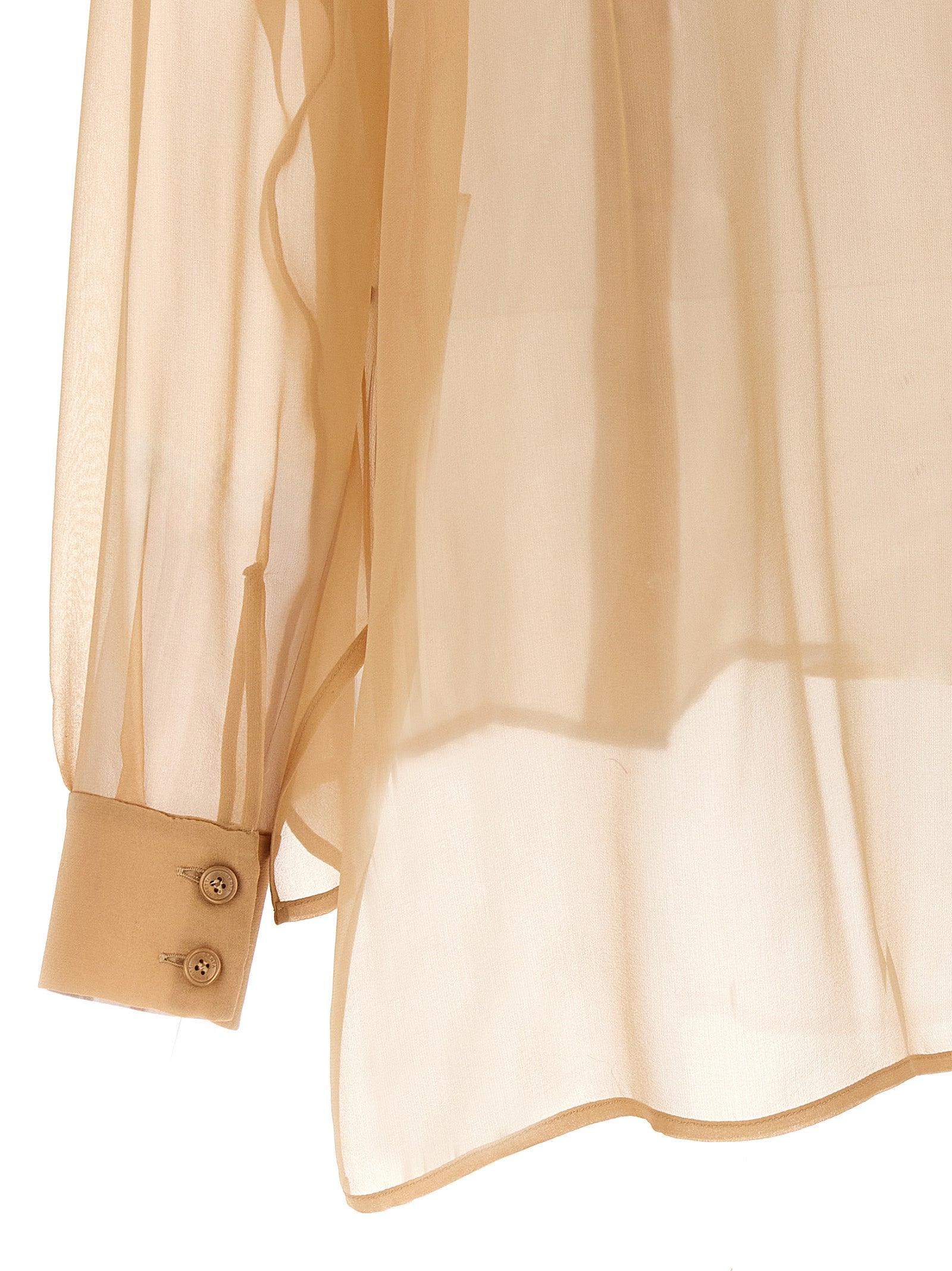 Alberta Ferretti Beige Silk Women's Blouse
