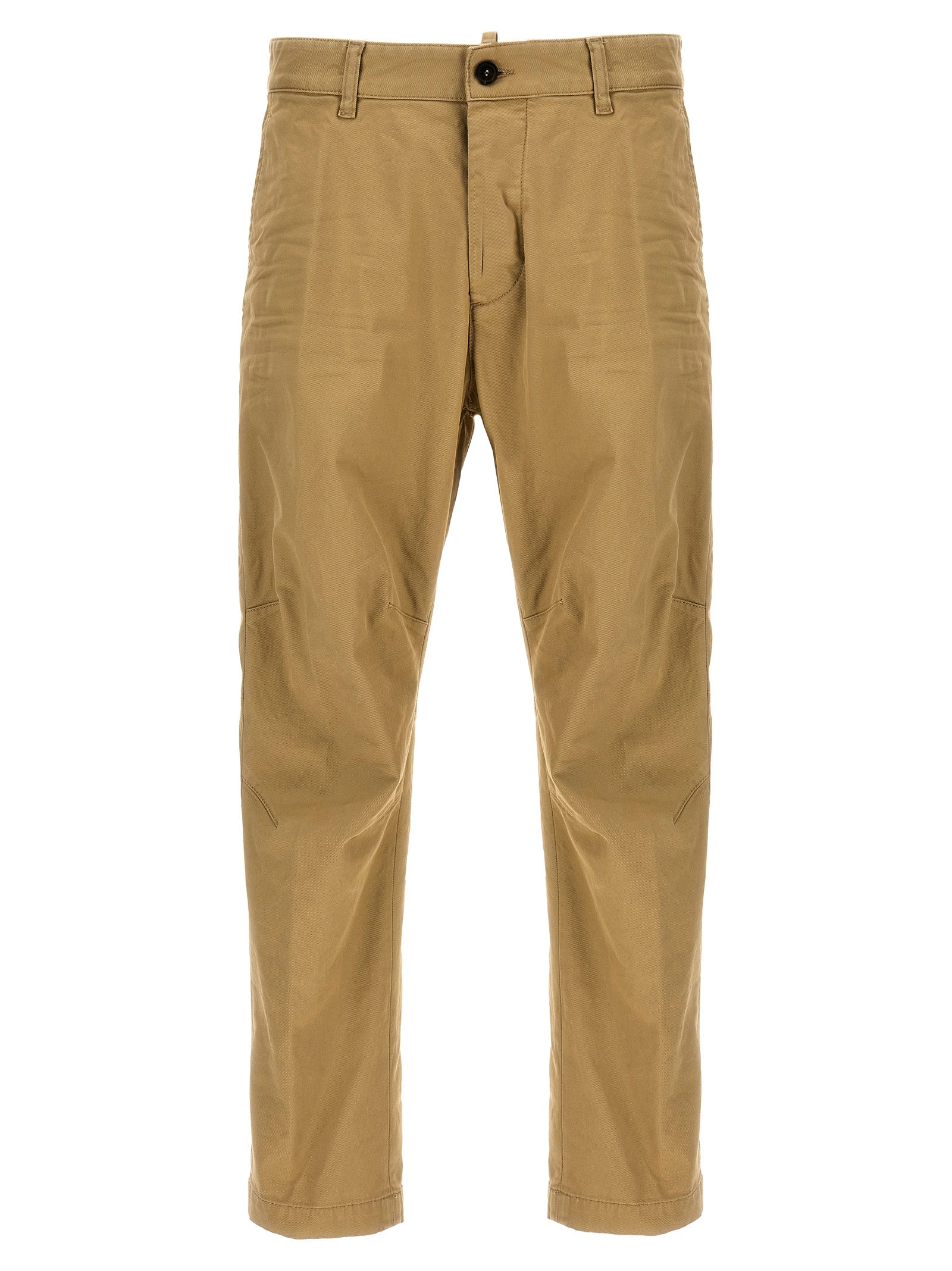 Dsquared² Beige Cotton Chino Men's Pants