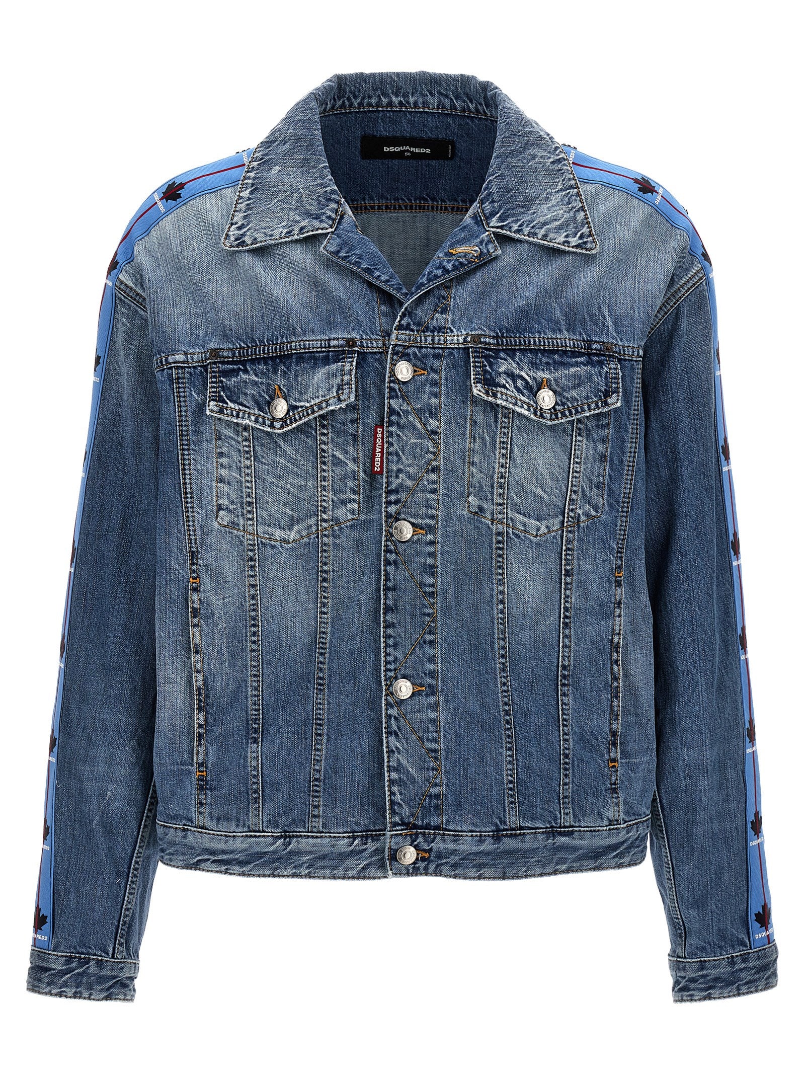 Dsquared² Blue Cotton Denim Men's Jacket