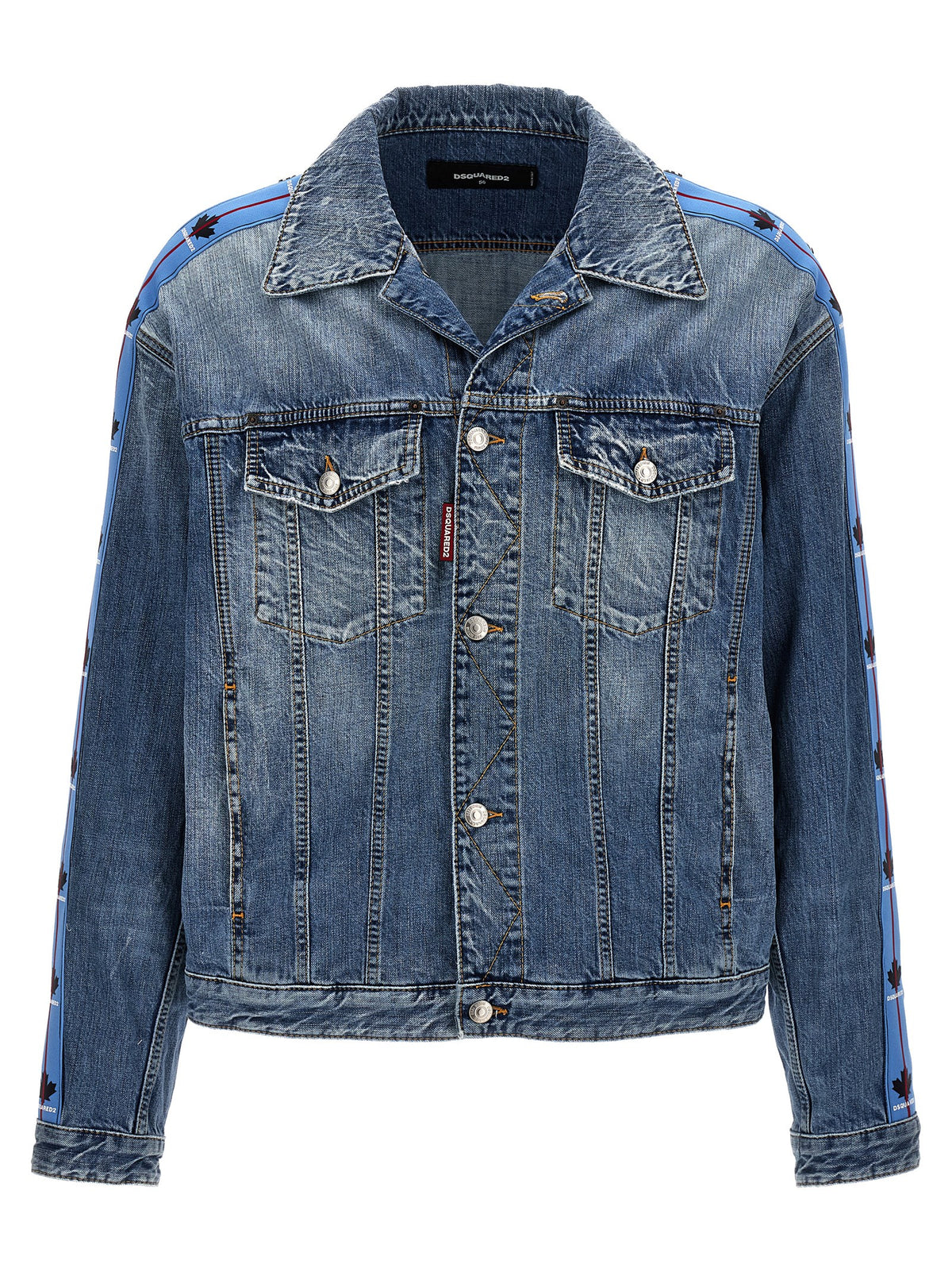 Dsquared² Blue Cotton Denim Men's Jacket