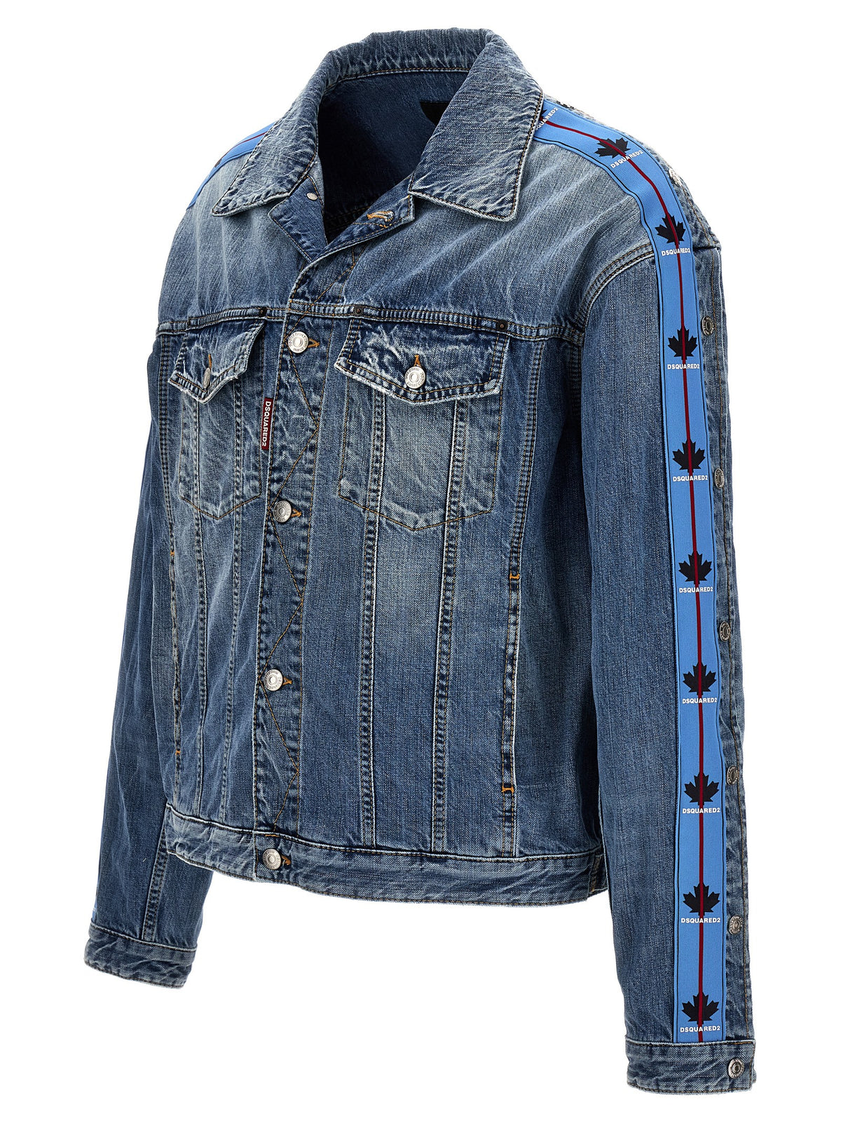 Dsquared² Blue Cotton Denim Men's Jacket