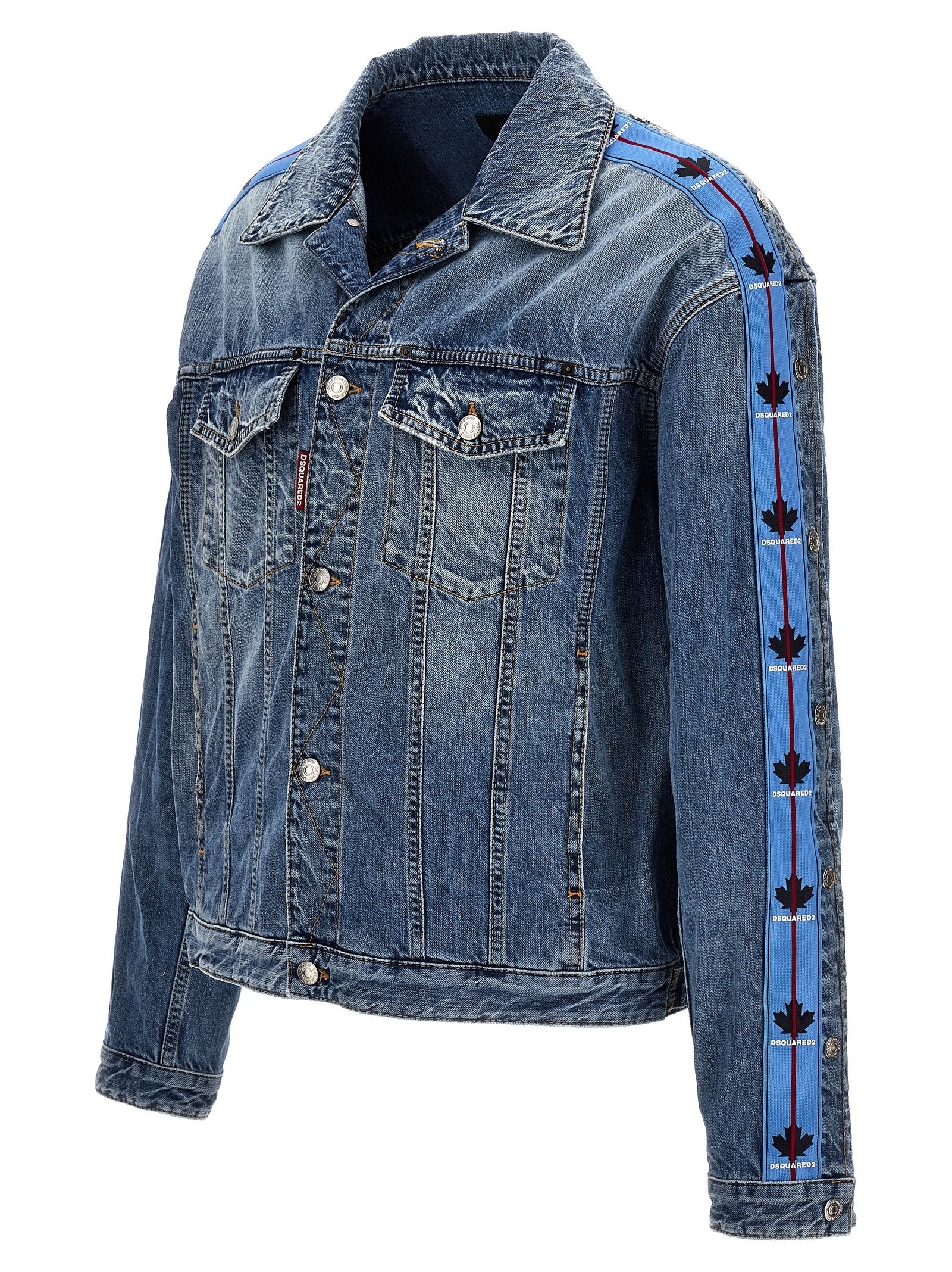 Dsquared² Blue Cotton Denim Men's Jacket