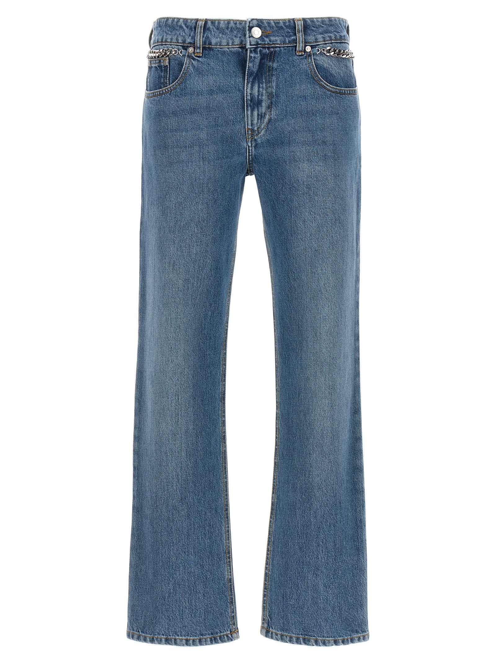 Stella McCartney Blue Cotton Cropped Women's Jeans