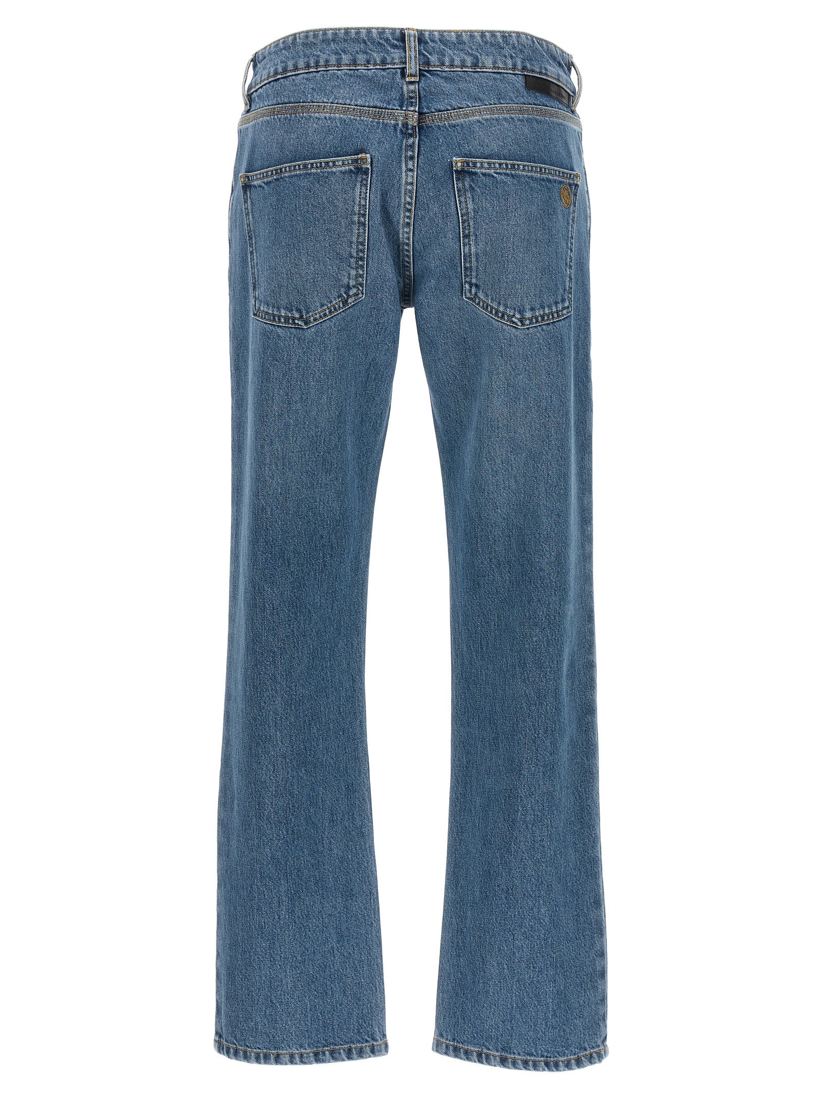 Stella McCartney Blue Cotton Cropped Women's Jeans
