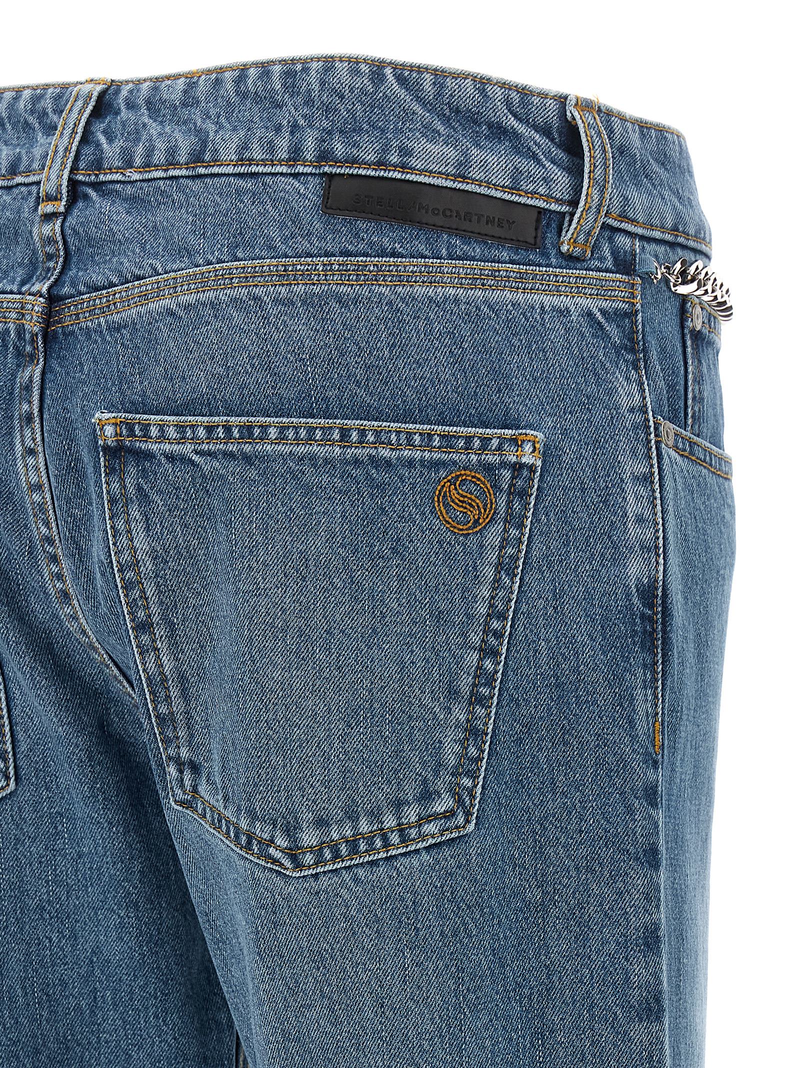 Stella McCartney Blue Cotton Cropped Women's Jeans