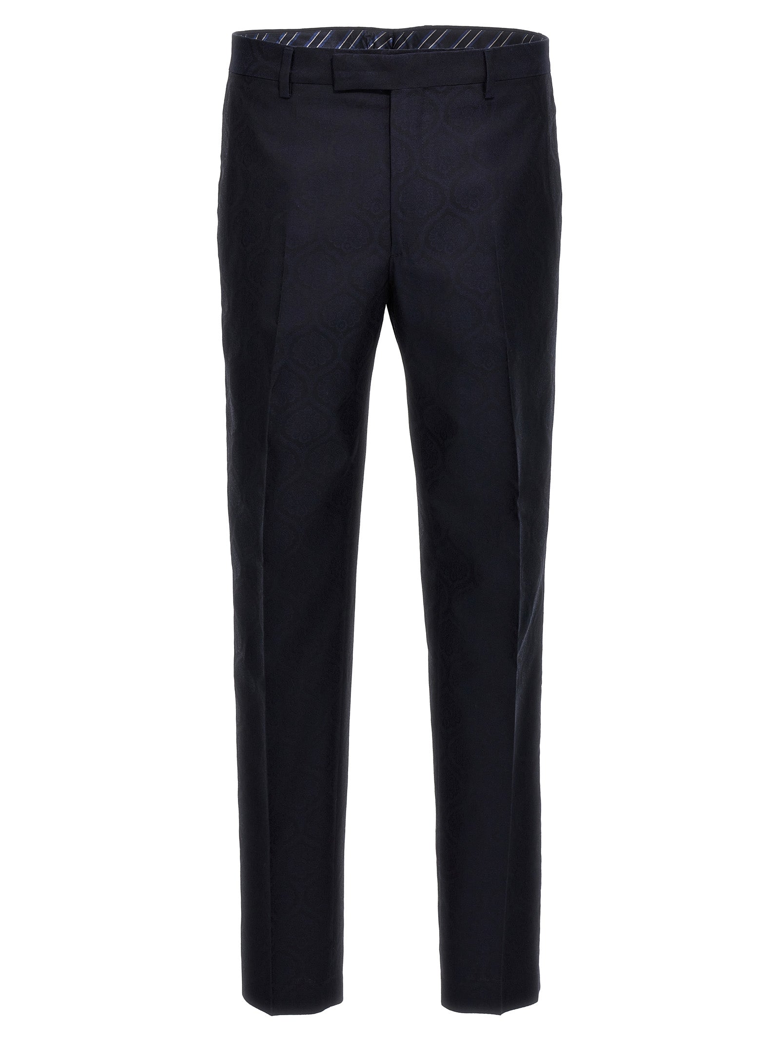 Etro Blue Cotton Dress Men's Pants