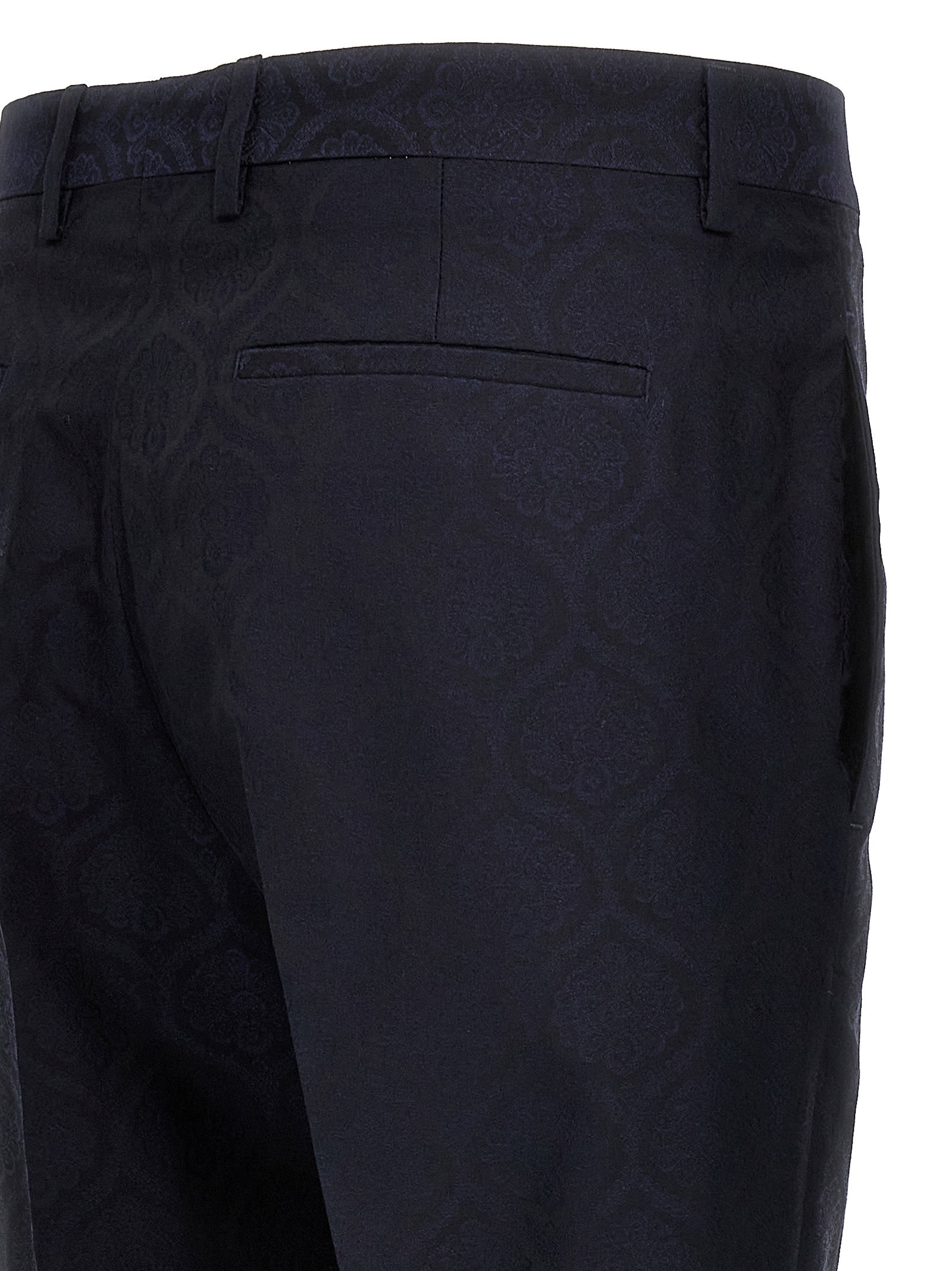 Etro Blue Cotton Dress Men's Pants