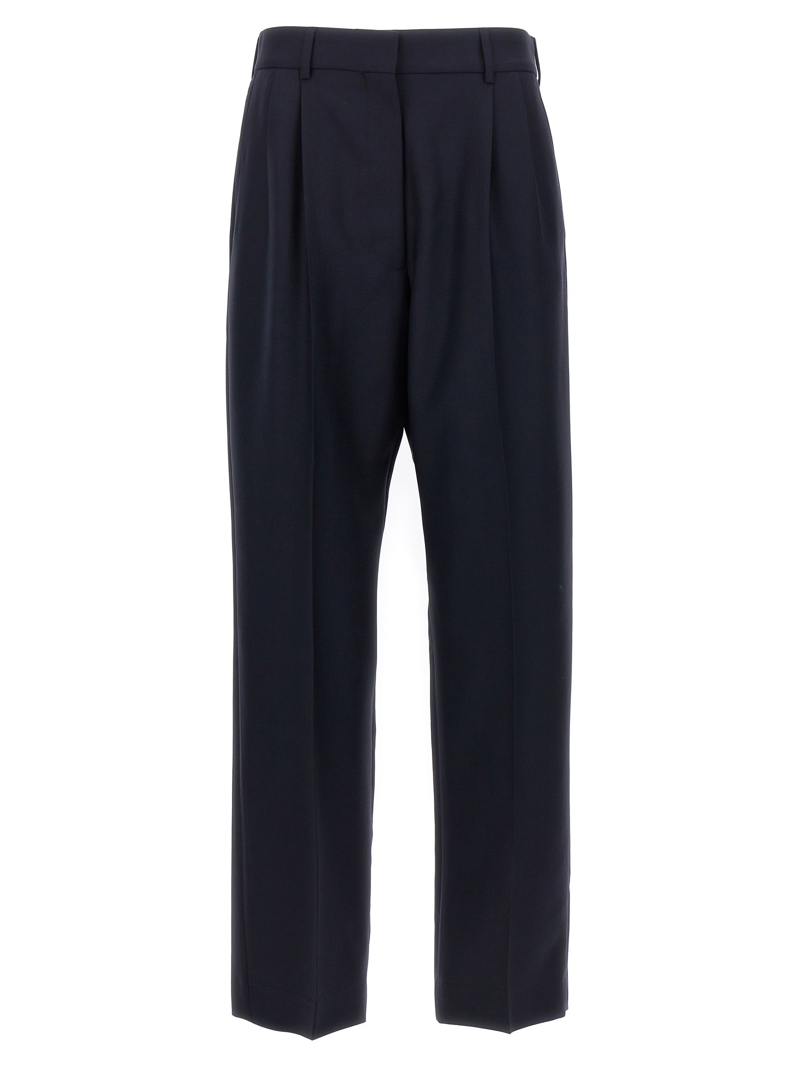 Blazé Milano Blue Virgin Wool Women's Pants