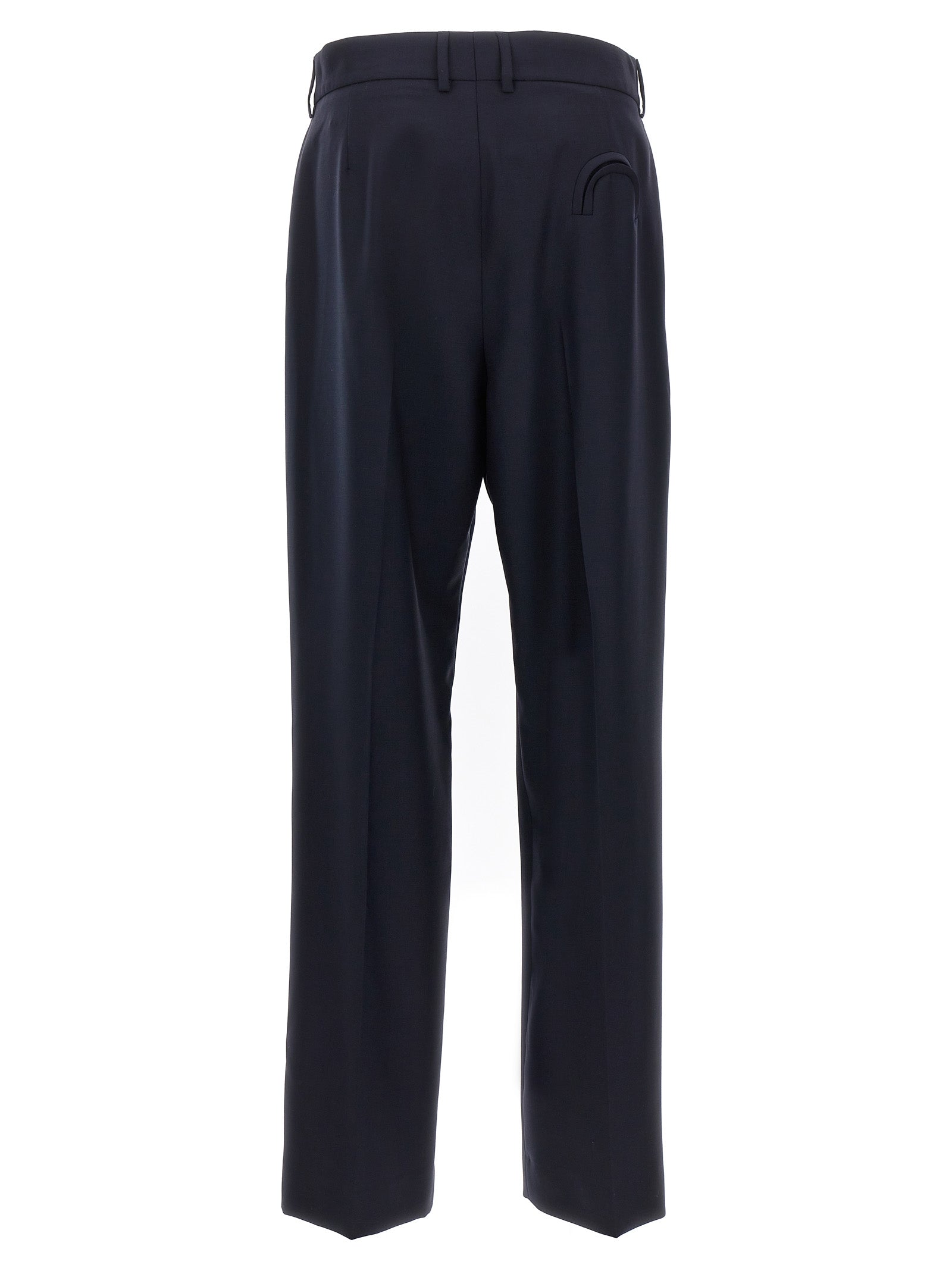 Blazé Milano Blue Virgin Wool Women's Pants