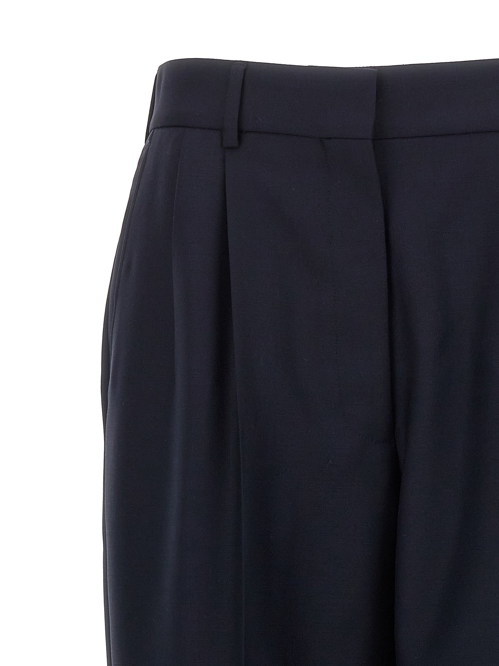 Blazé Milano Blue Virgin Wool Women's Pants