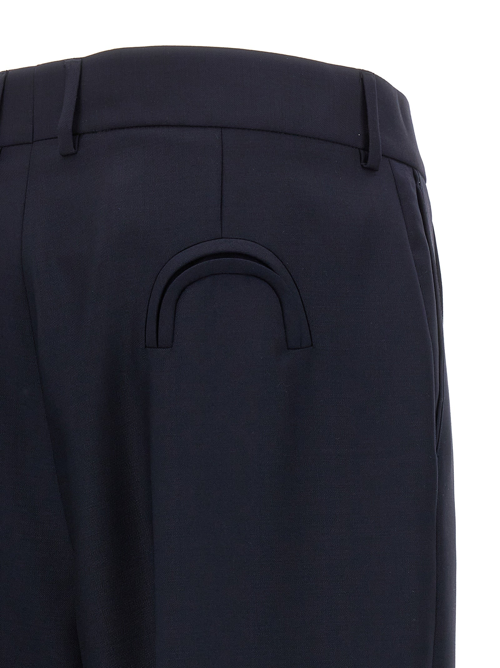 Blazé Milano Blue Virgin Wool Women's Pants