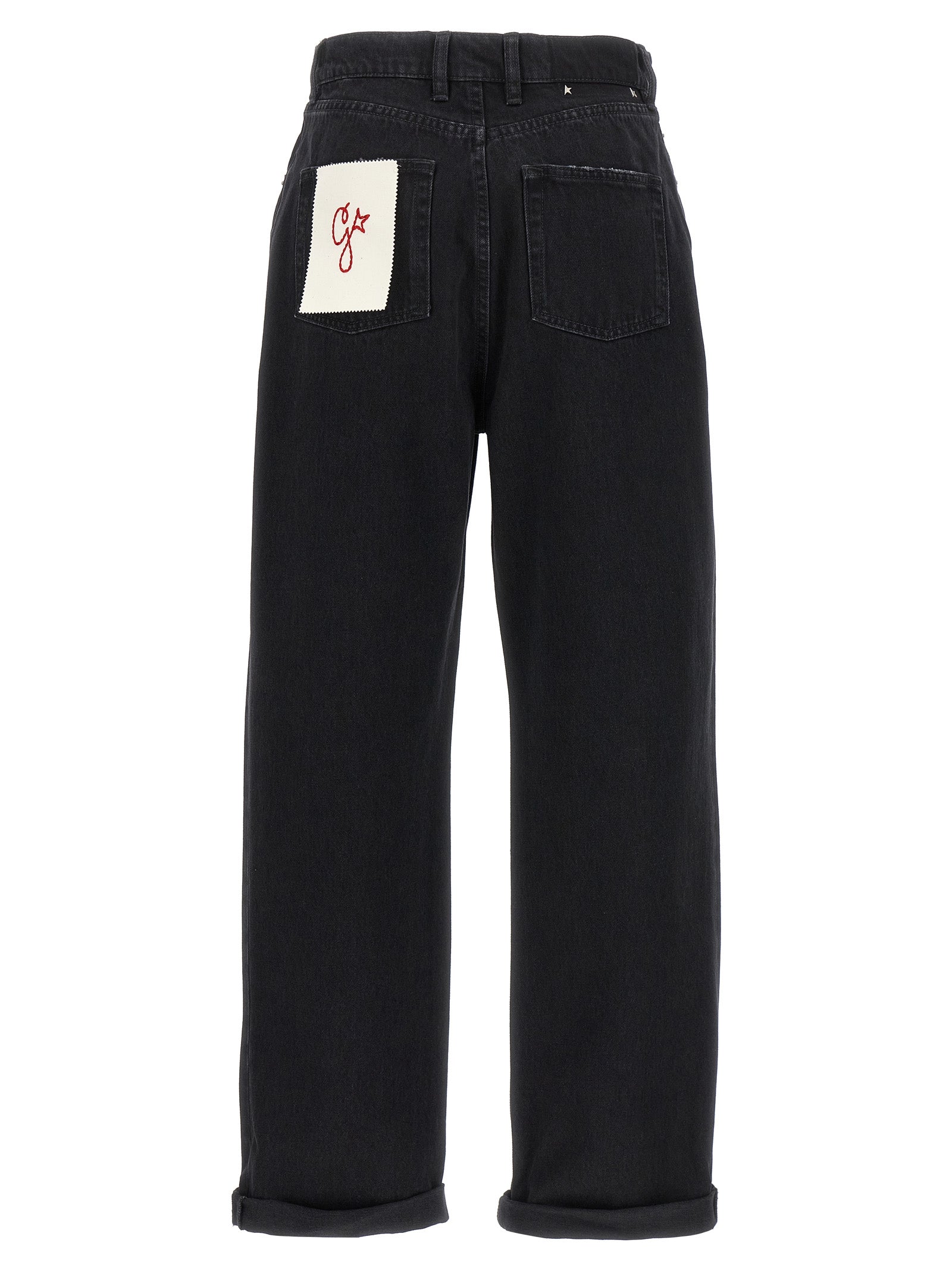 Golden Goose Black Cotton Relaxed Fit Women's Jeans