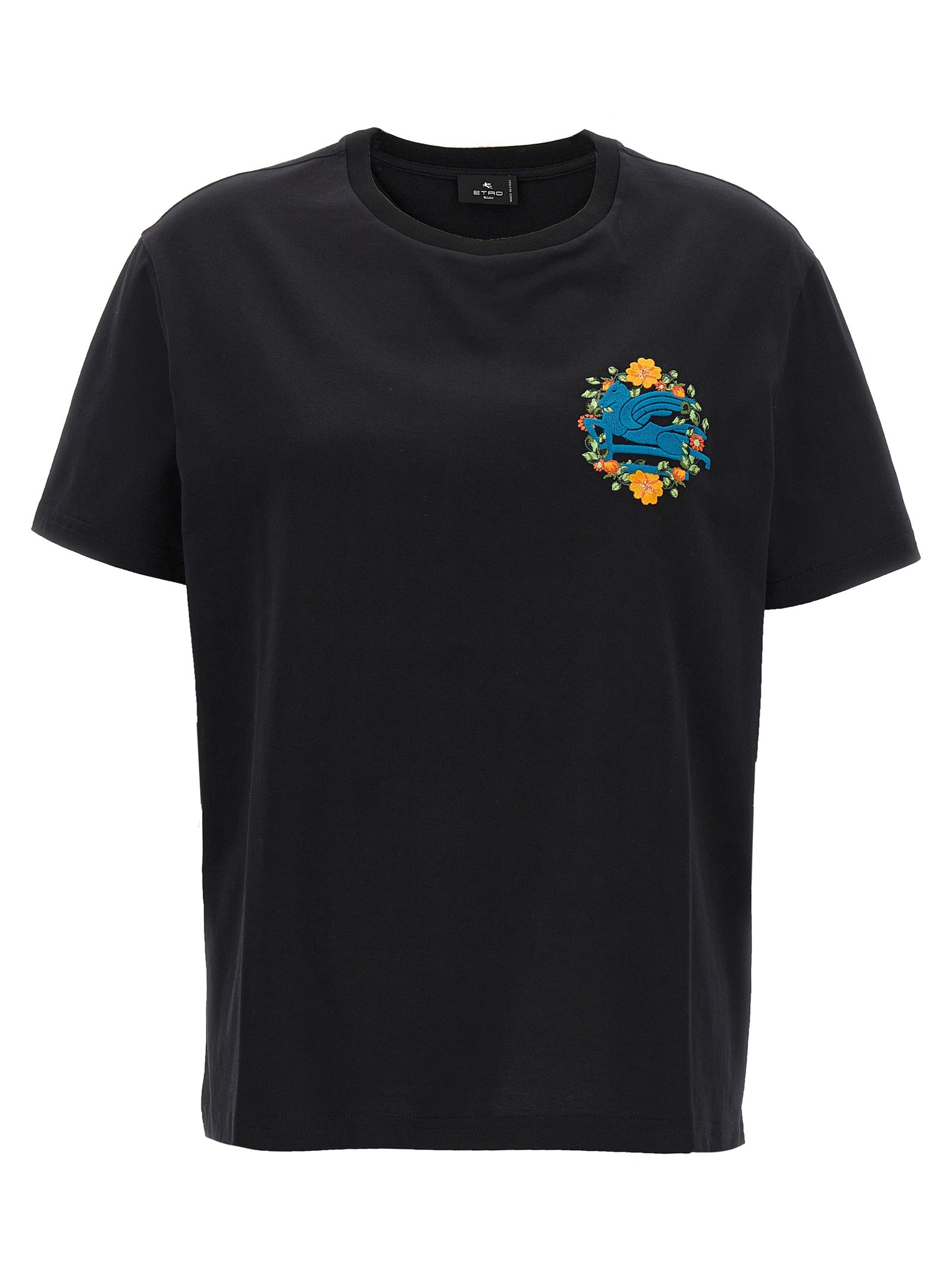 Etro Black Cotton Women's T-Shirt