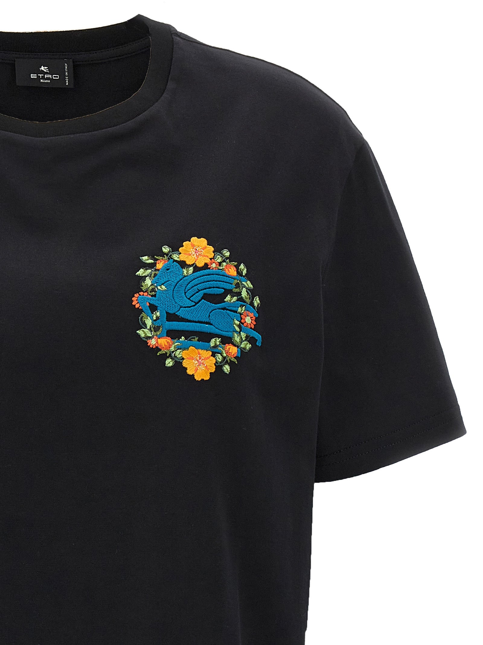 Etro Black Cotton Women's T-Shirt