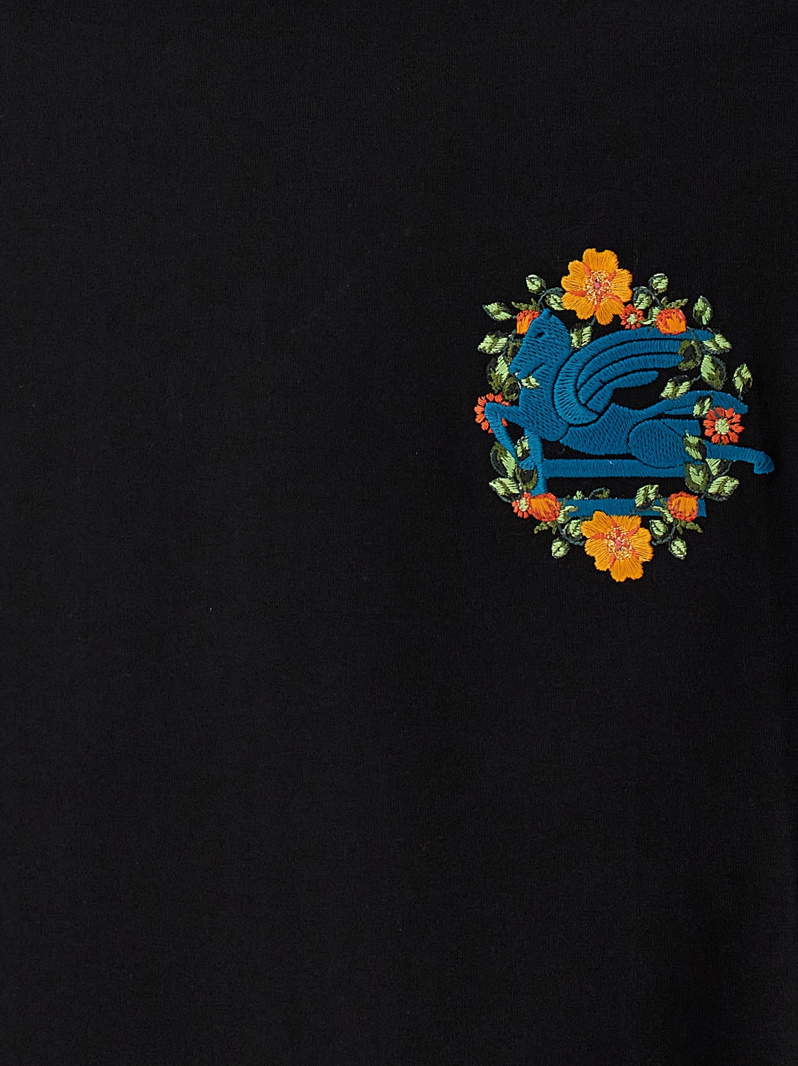 Etro Black Cotton Women's T-Shirt