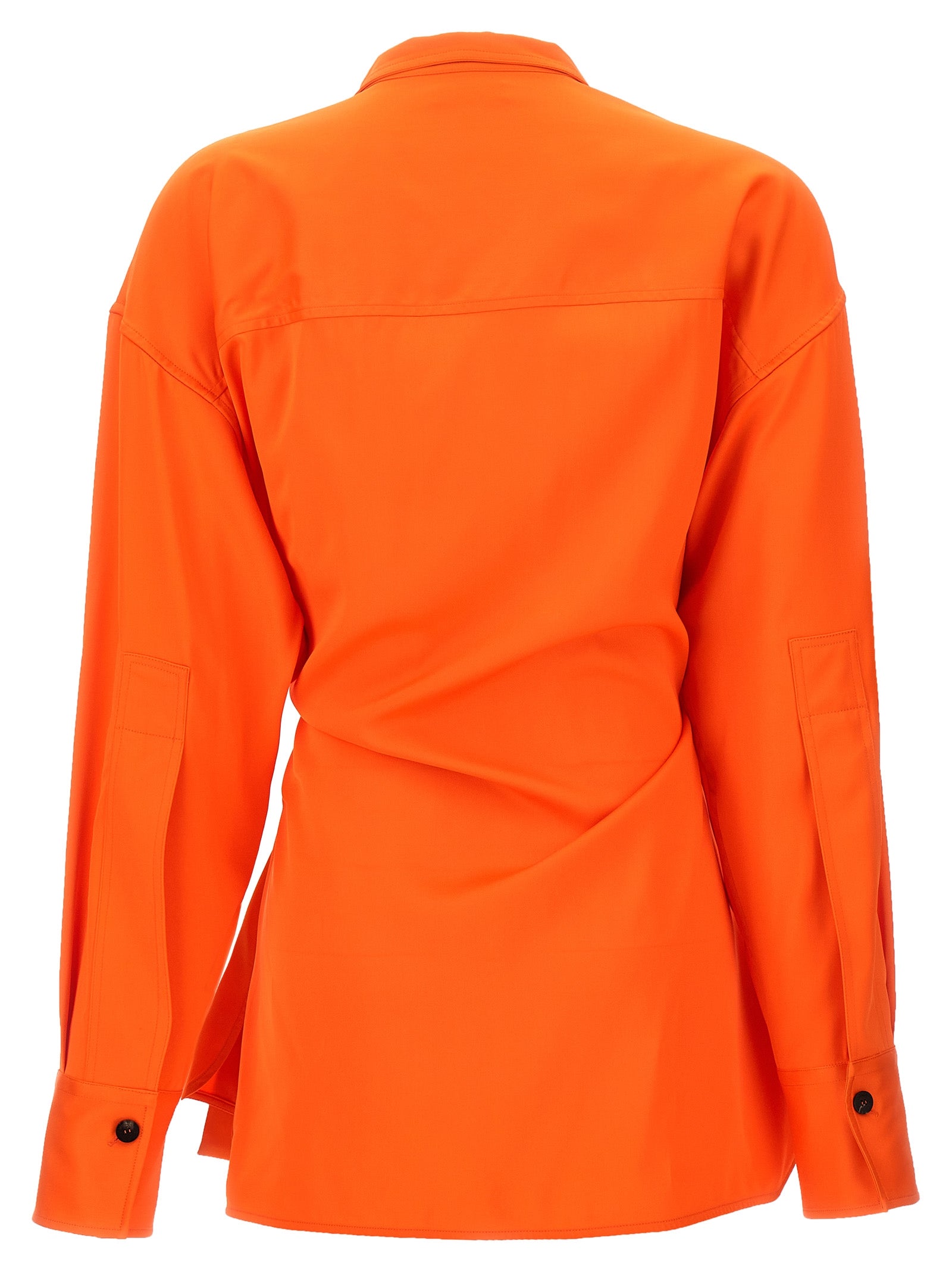 Ferragamo Orange Viscose Women's Blouse
