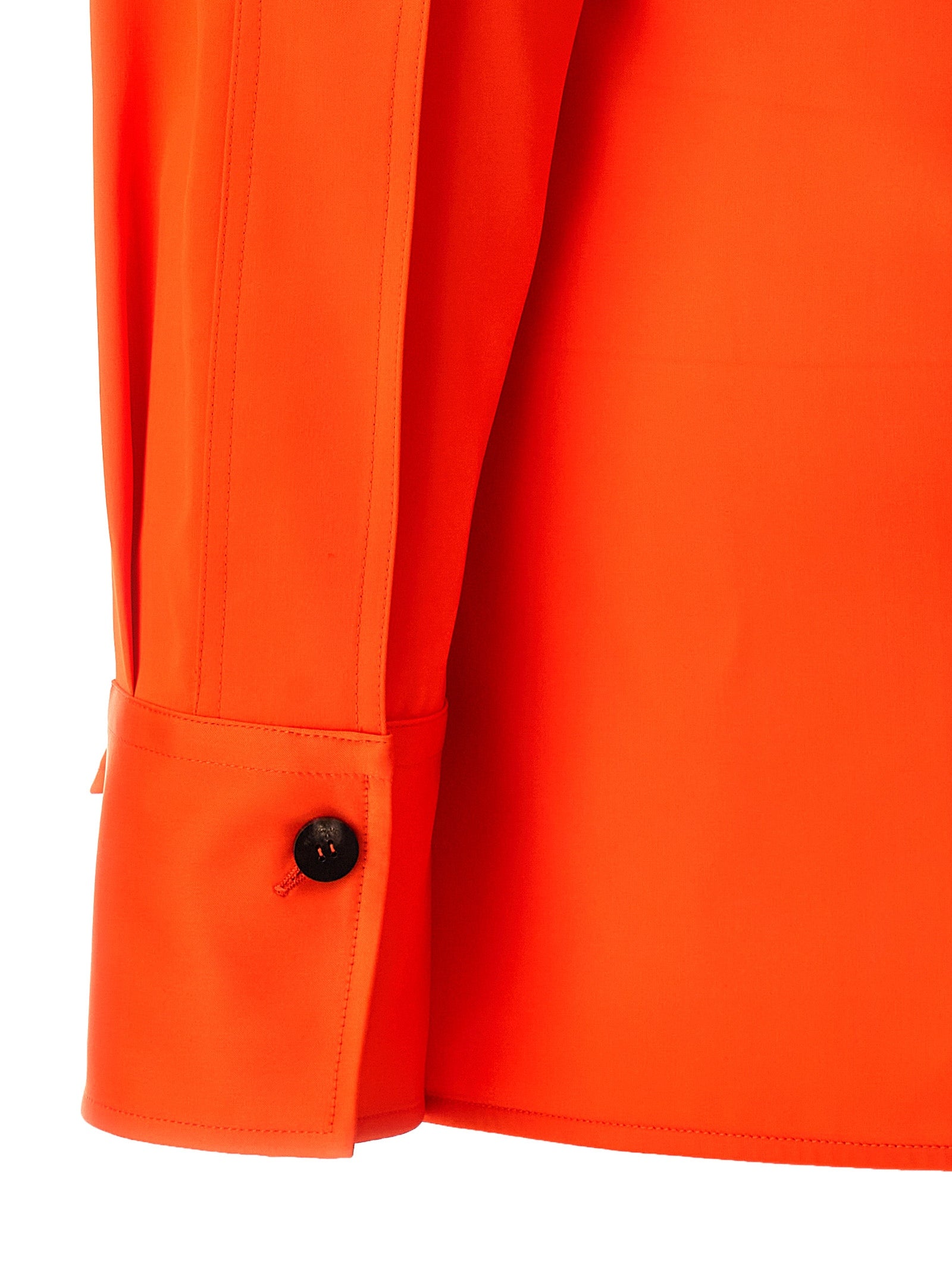 Ferragamo Orange Viscose Women's Blouse