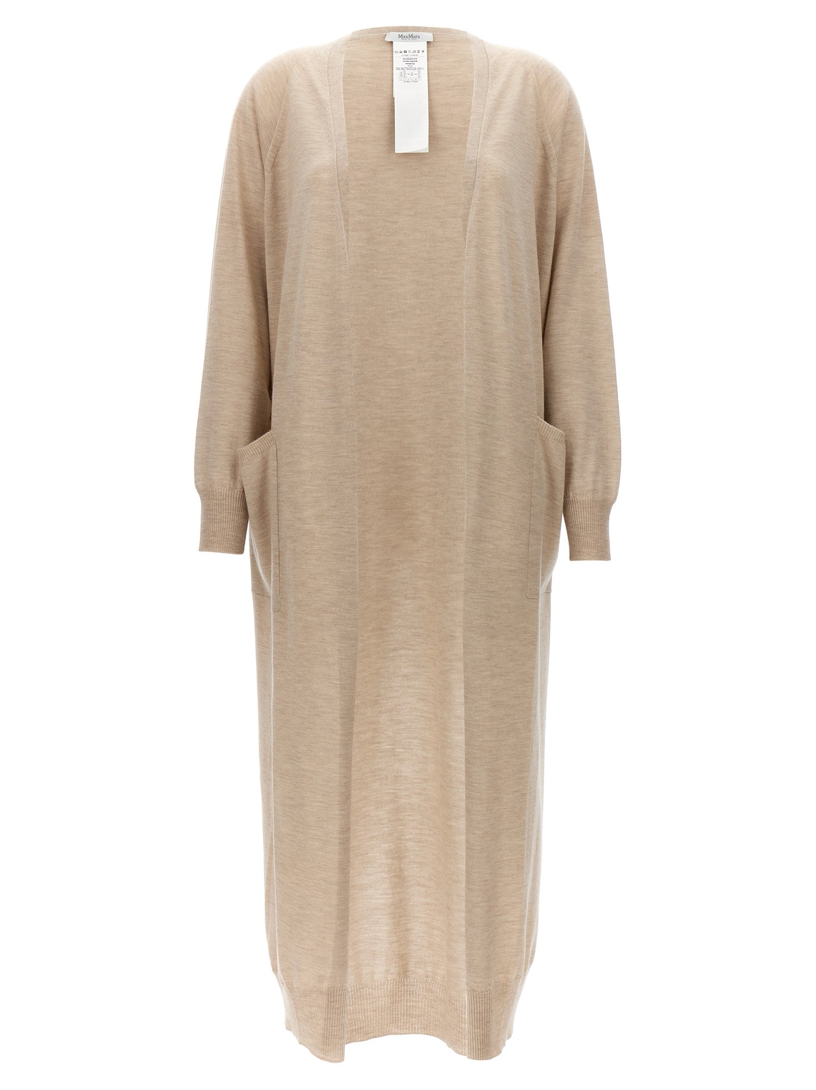 Max Mara Beige Cashmere Women's Cardigan
