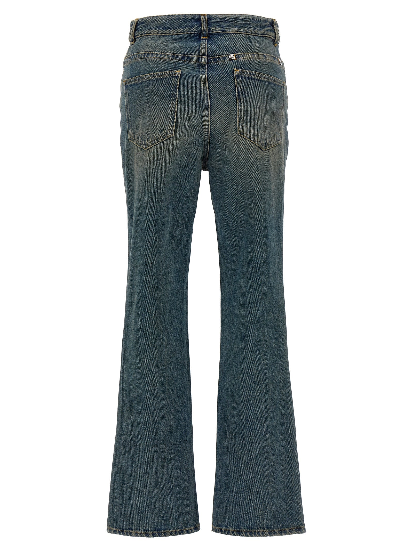 Givenchy Blue Cotton Bootcut Women's Jeans