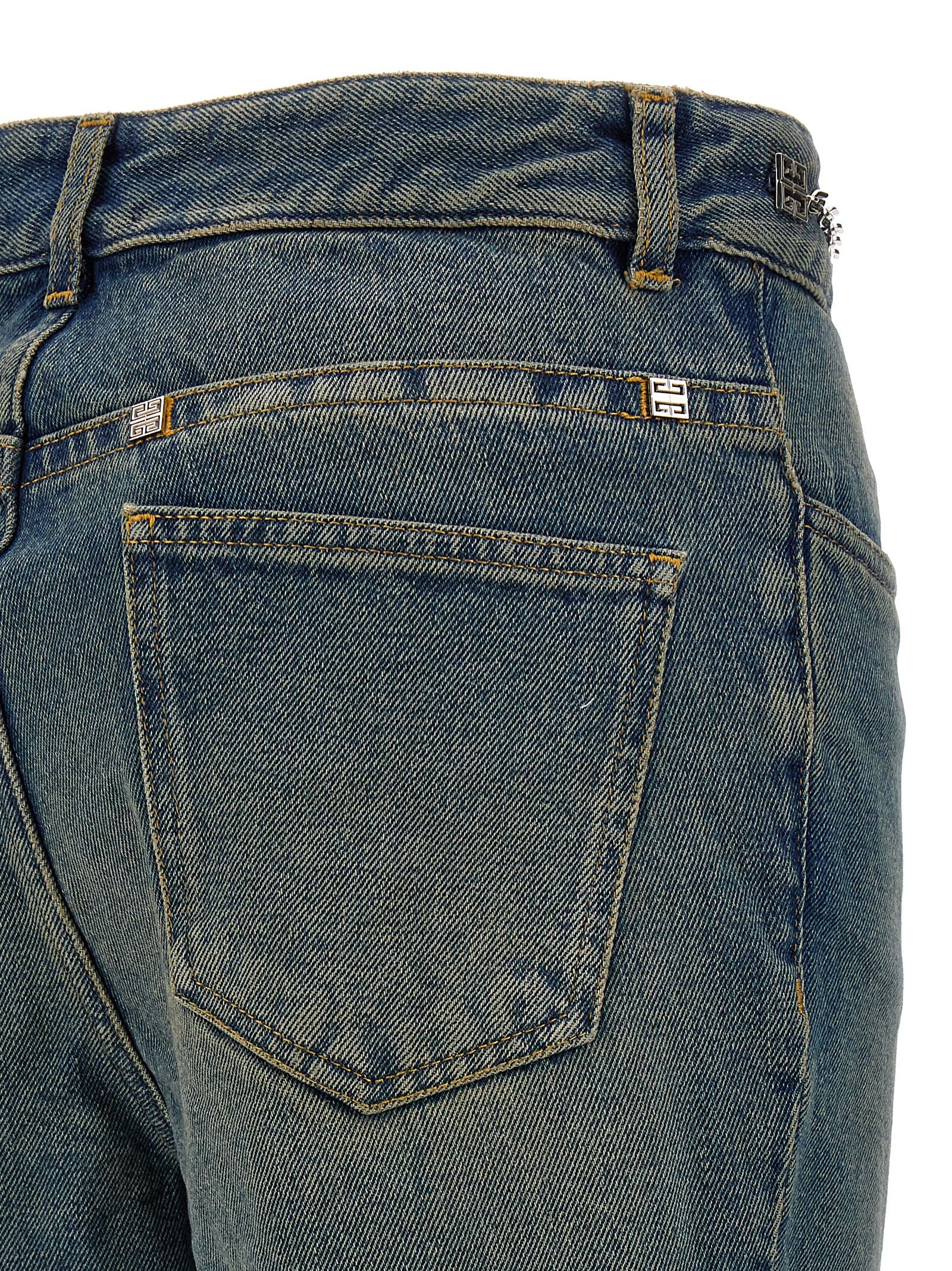Givenchy Blue Cotton Bootcut Women's Jeans