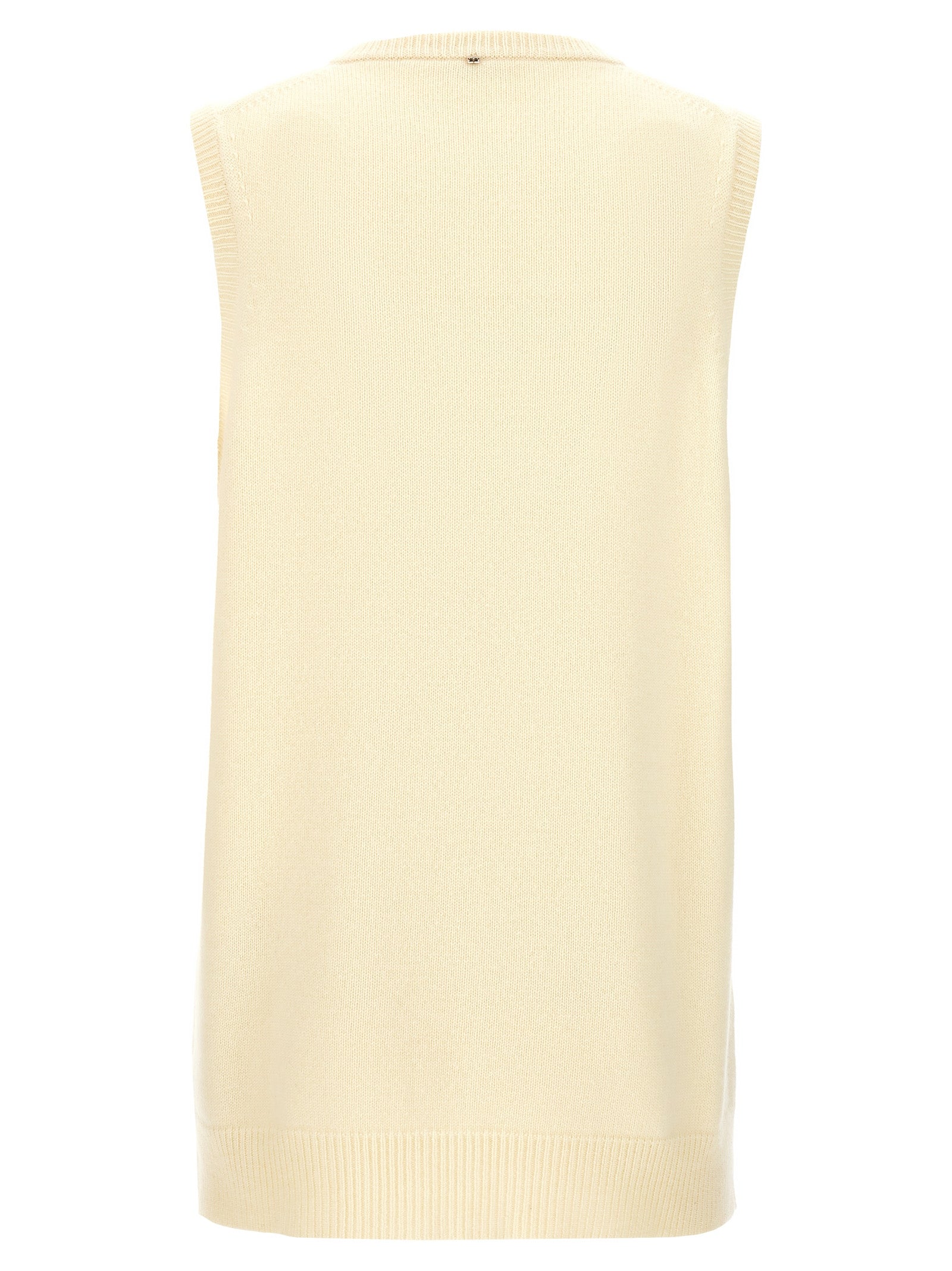 Sportmax Bicolor Wool Sleeveless Women's Jacket