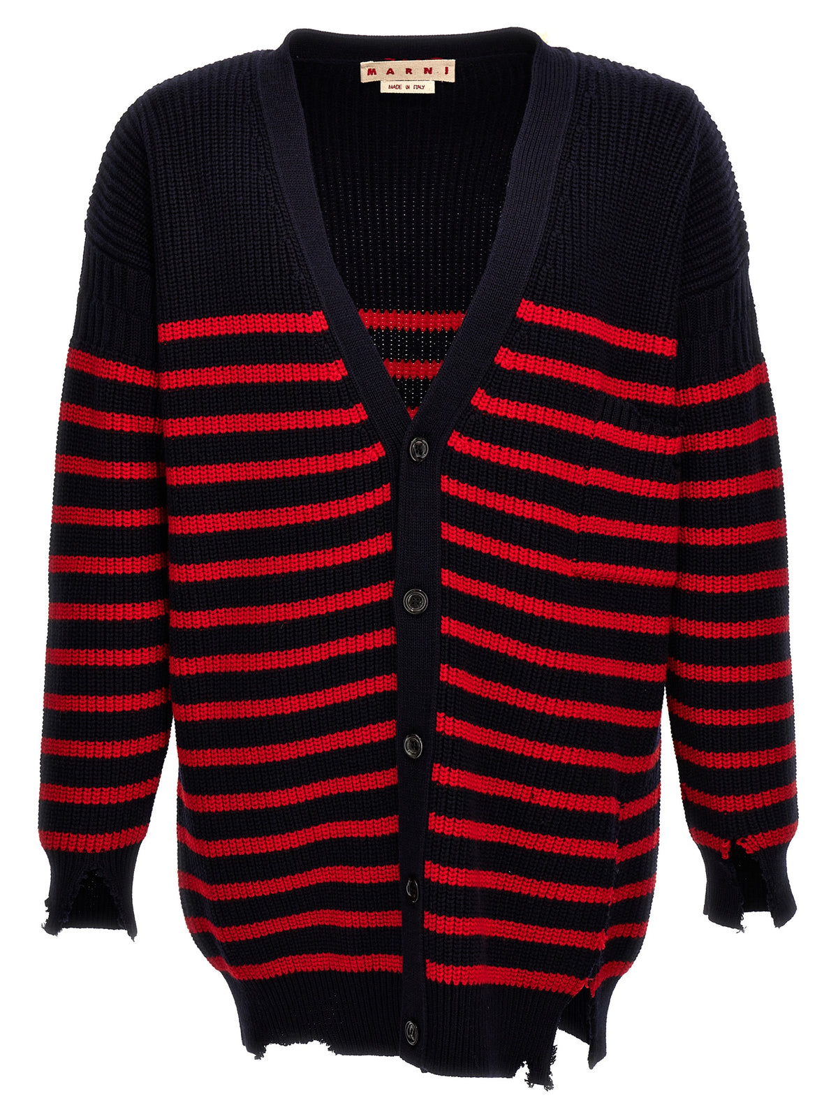 Marni Multicolor Virgin Wool Men's Cardigan