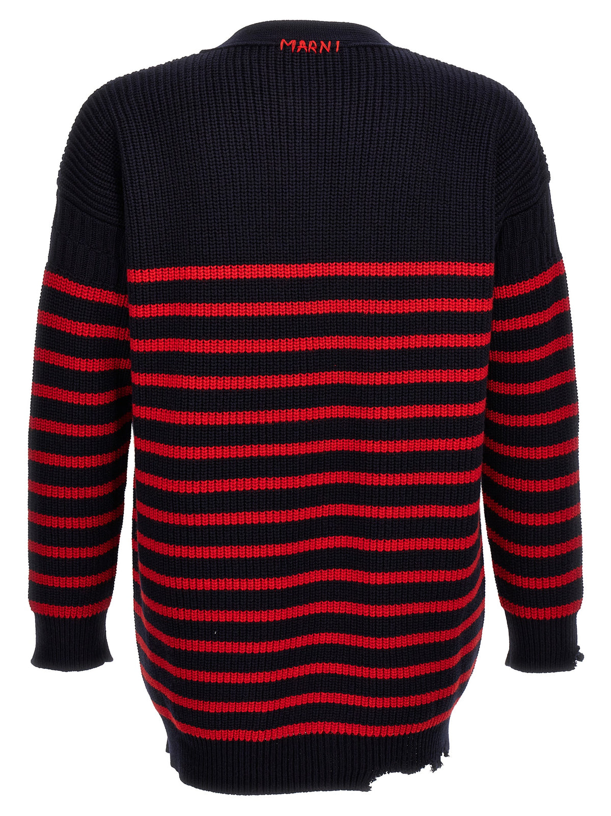 Marni Multicolor Virgin Wool Men's Cardigan