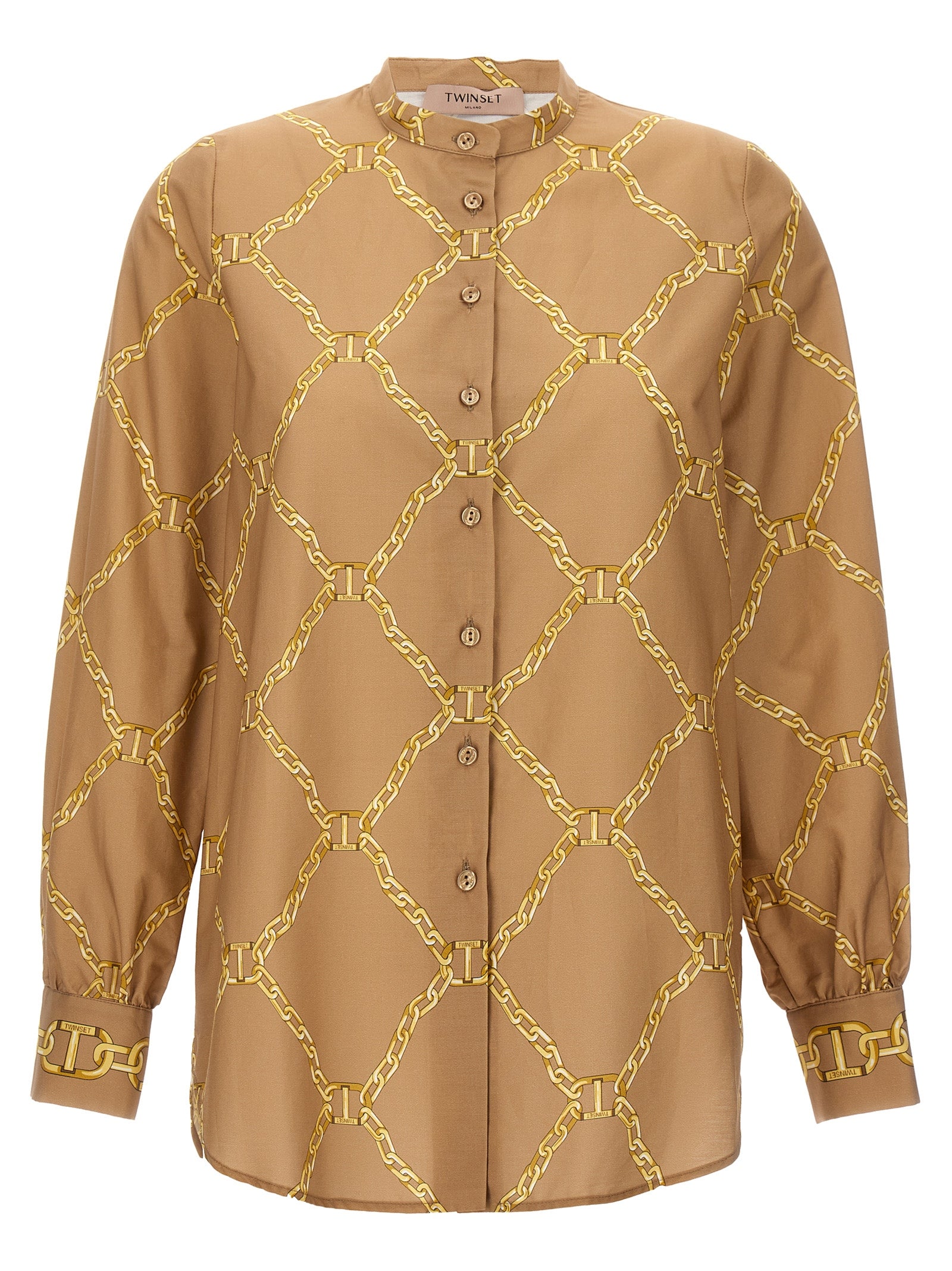 Twinset Beige Cotton Women's Blouse