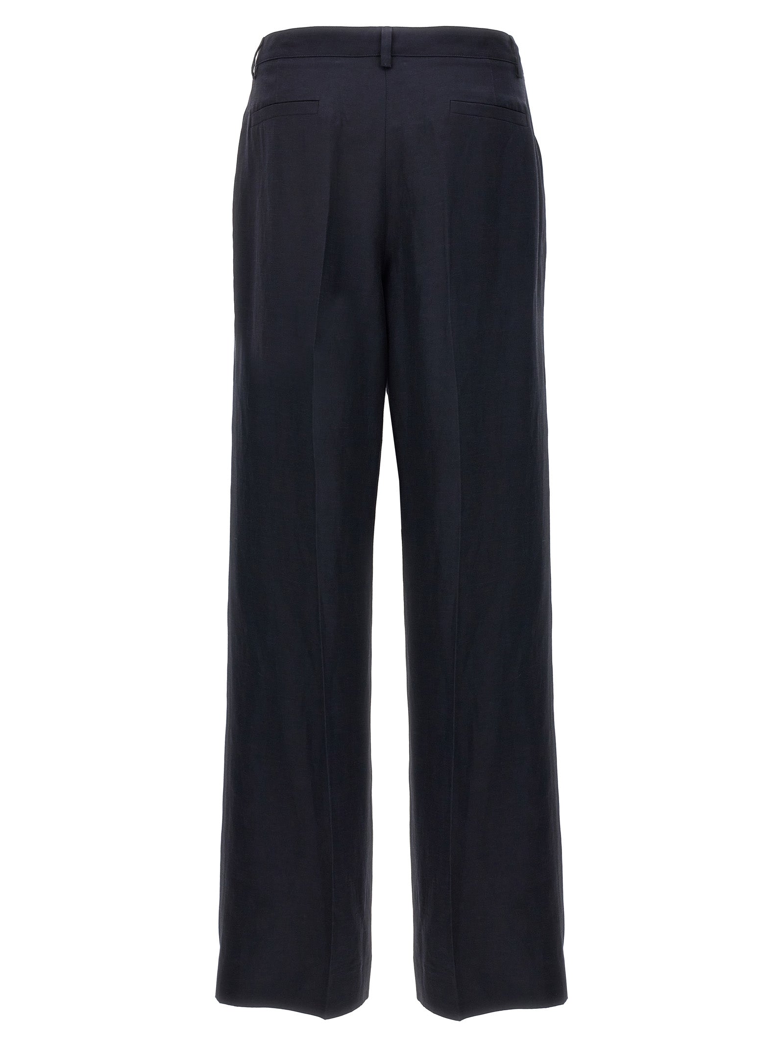P.A.R.O.S.H. Blue Viscose Casual Women's Pants