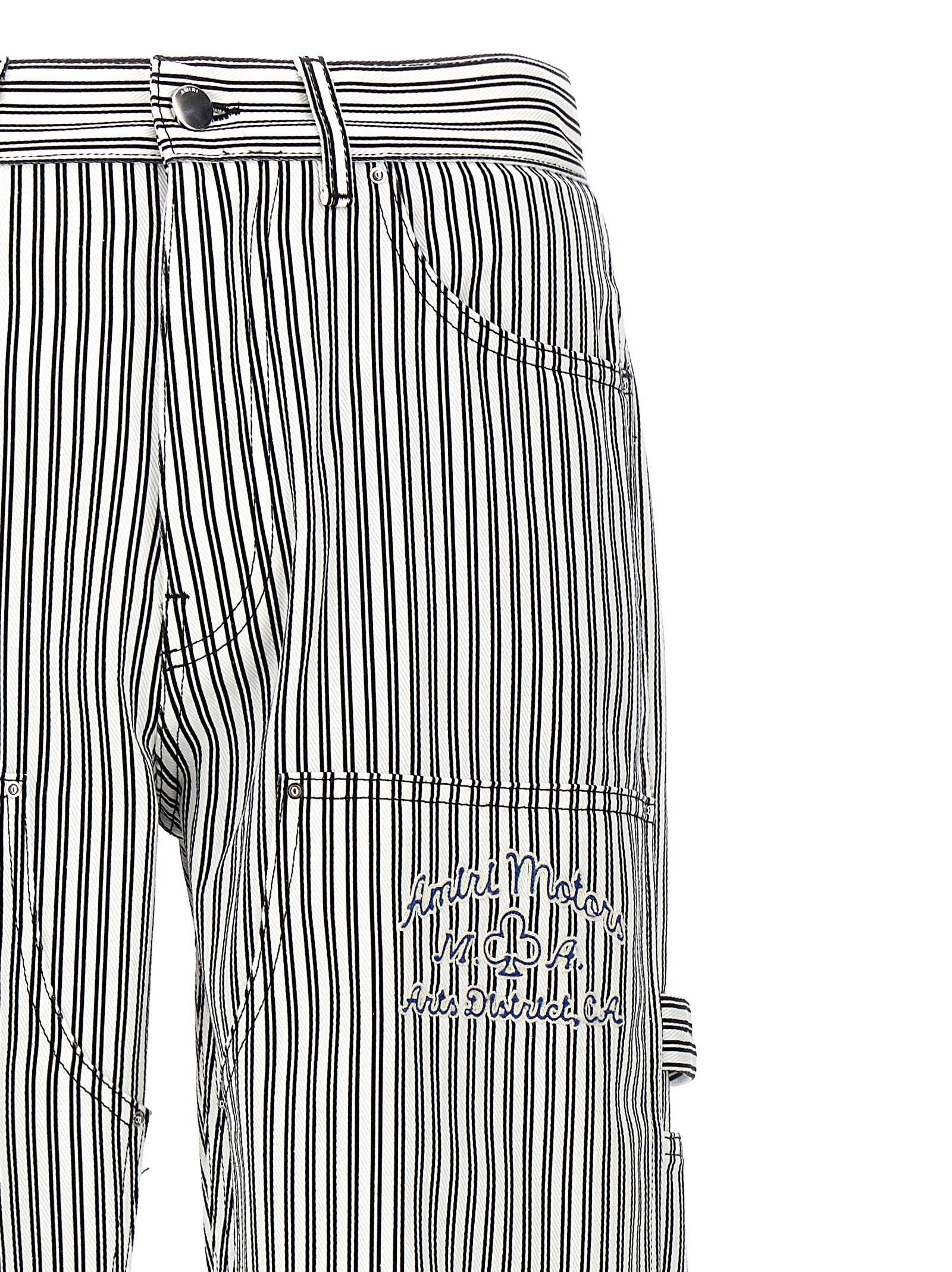 Amiri Bicolor Cotton Cargo Men's Pants