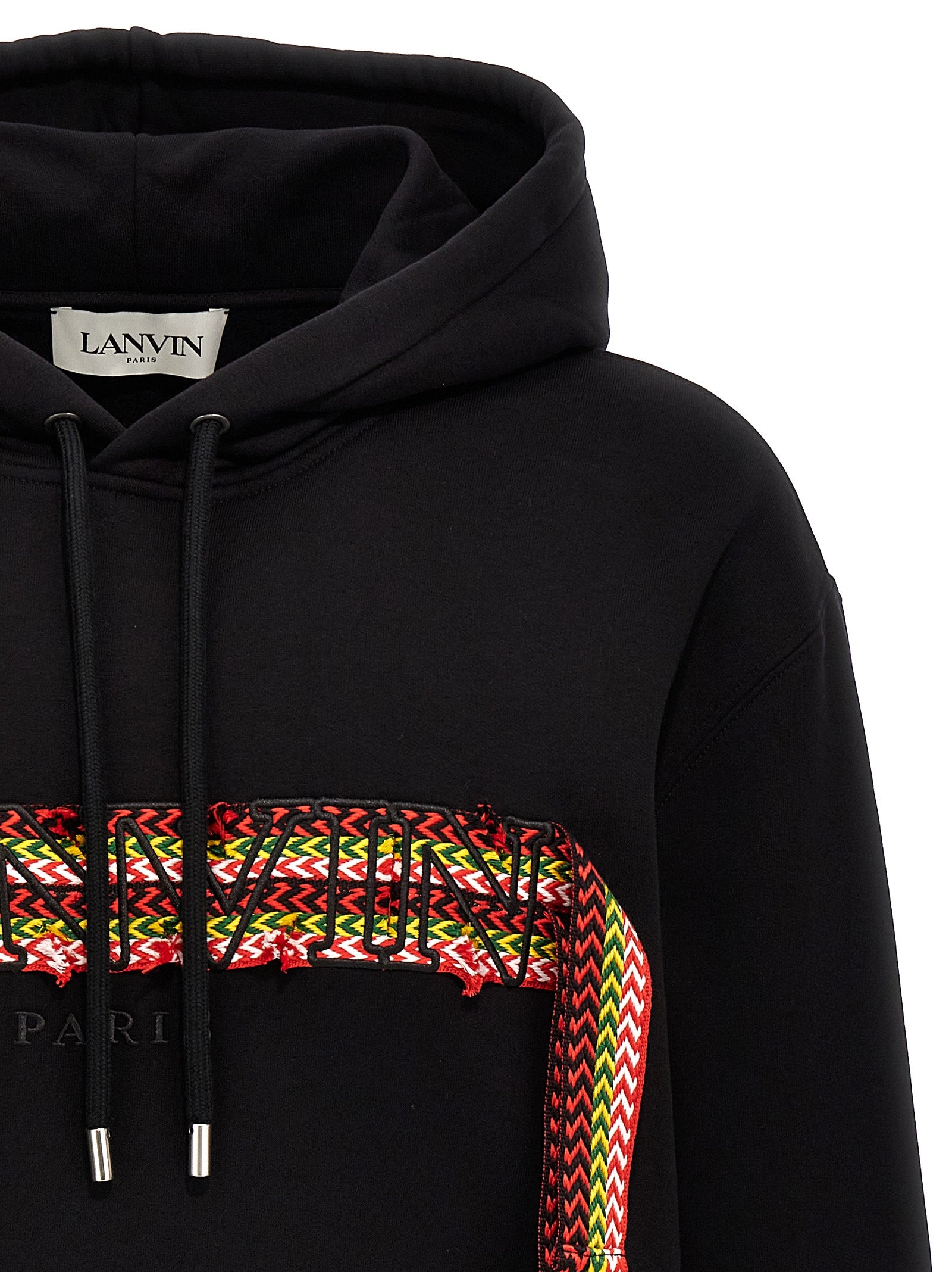 Lanvin Black Cotton Men's Sweatshirt