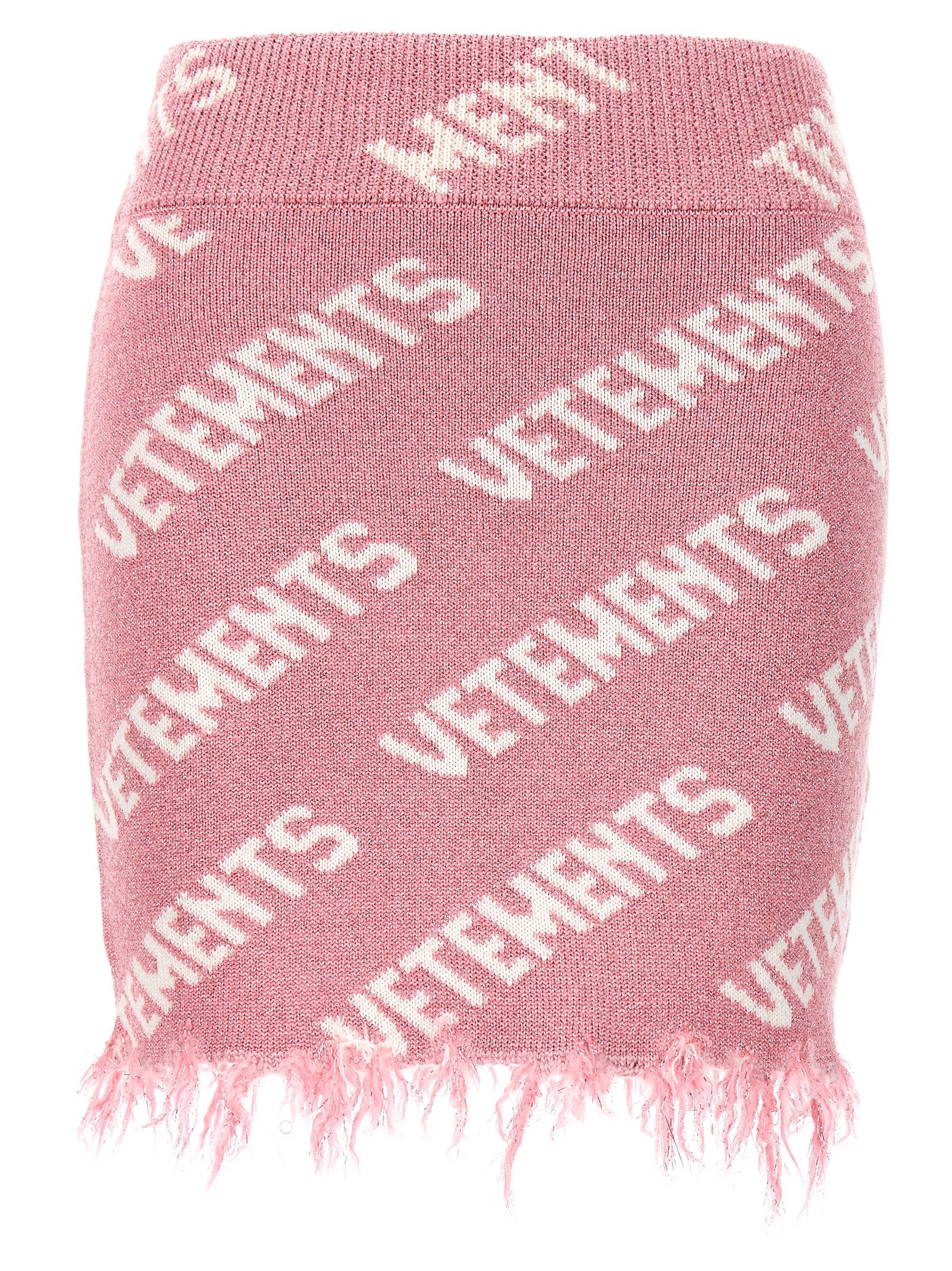 Vetements Multicolor Viscose Long Women's Skirt