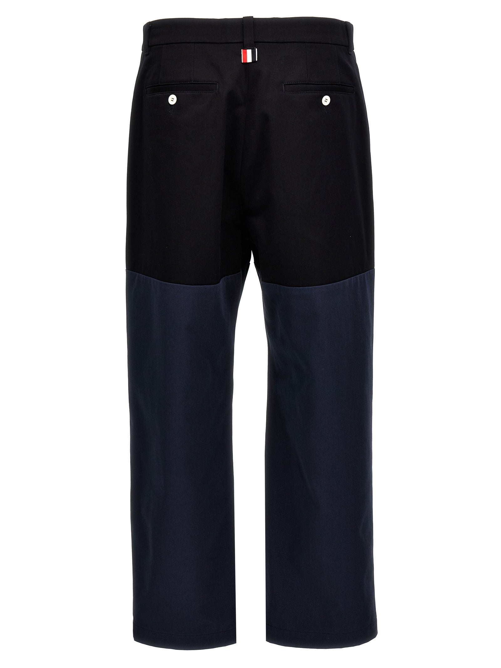 Thom Browne Blue Cotton Casual Men's Pants