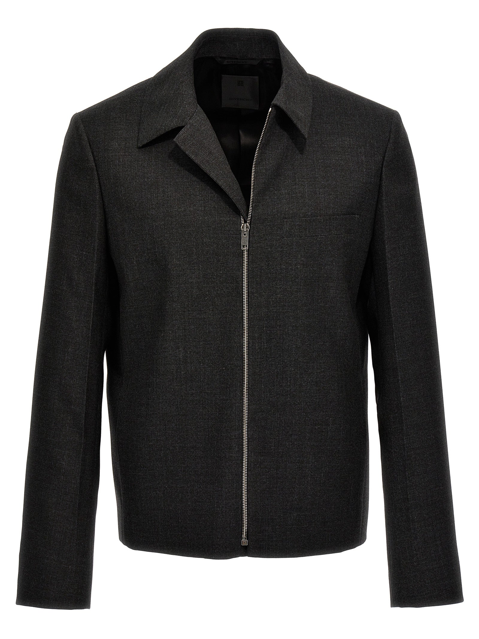 Givenchy Gray Virgin Wool Men's Jacket